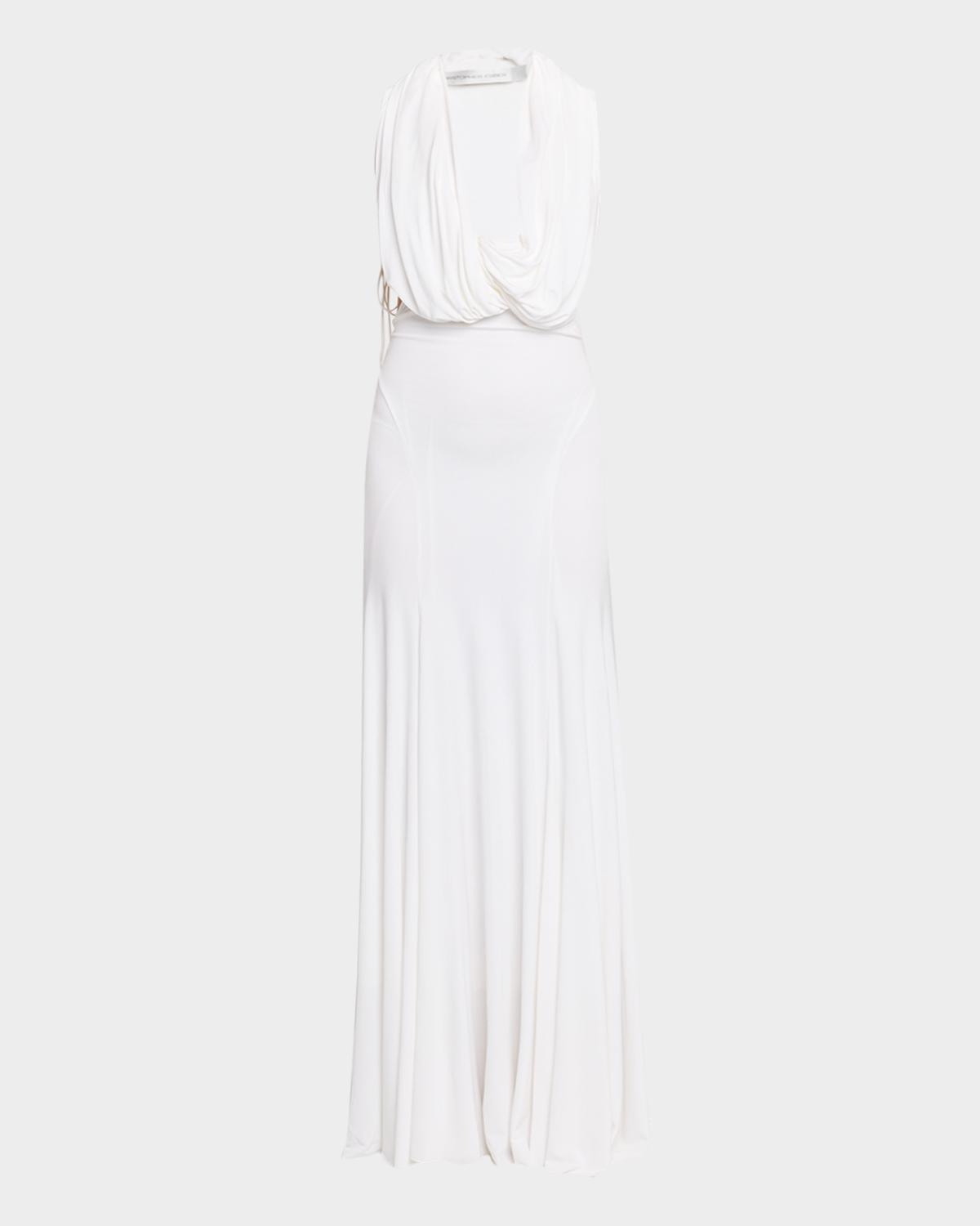Christopher Esber Interlock Jersey Draped Dress