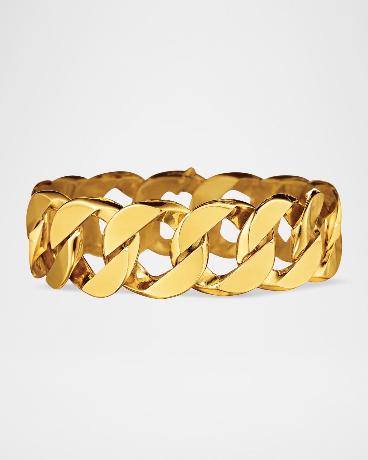 18K Yellow Gold Curb-Link Bracelet