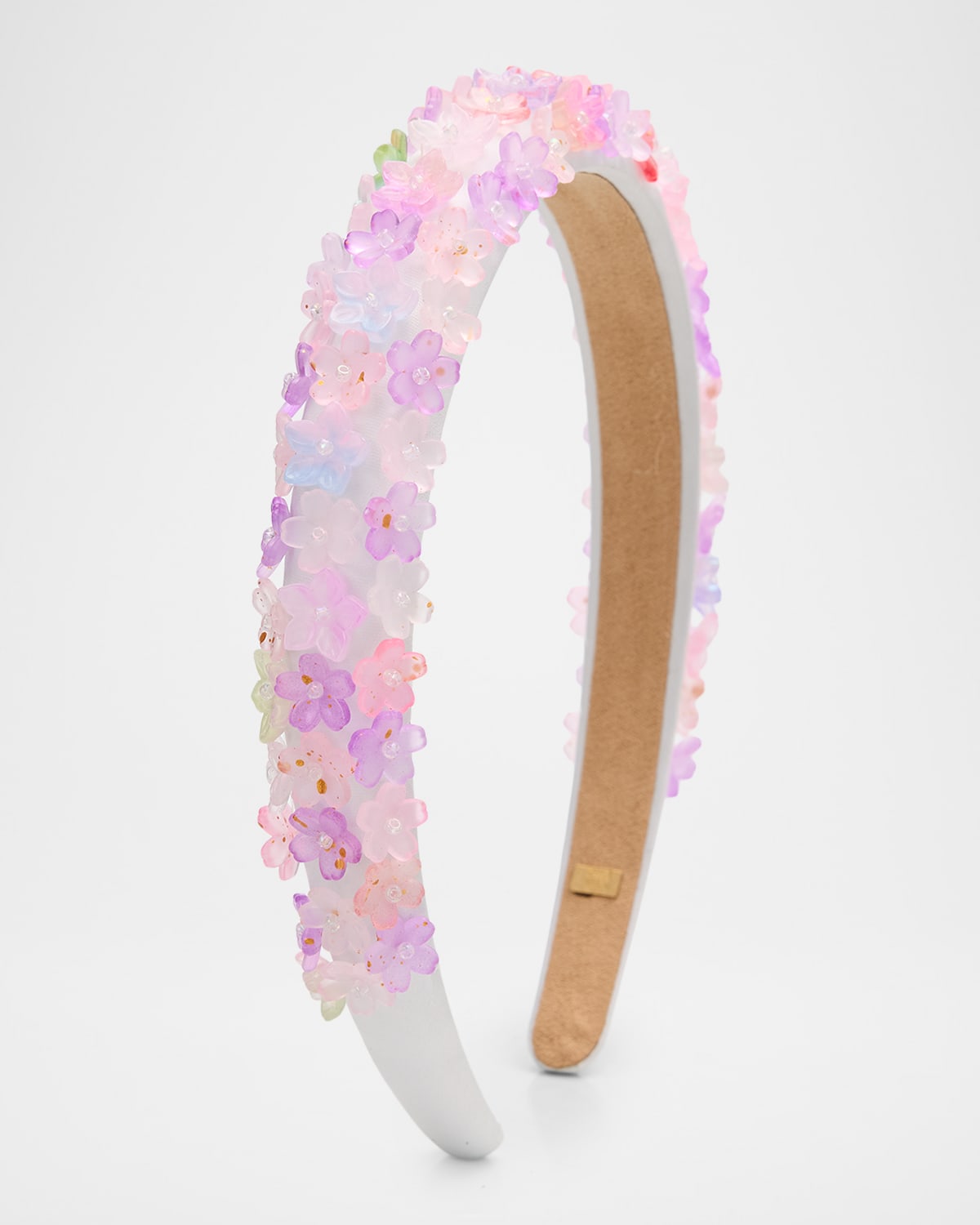 Bari Lynn Girl 's Flower & Crystal-Embellished Headband