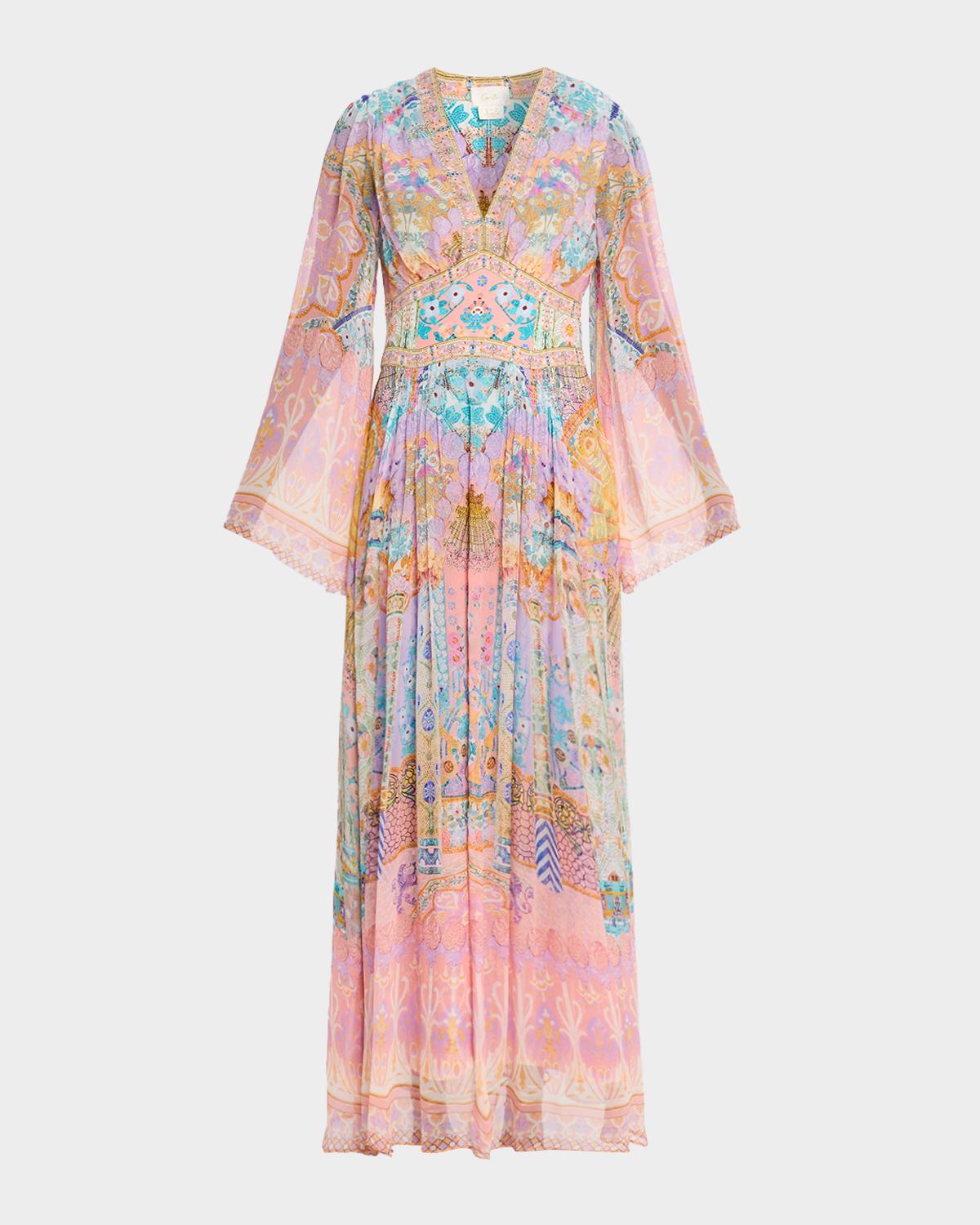 Camilla Howdy Gaudi Flared Sleeve Dress