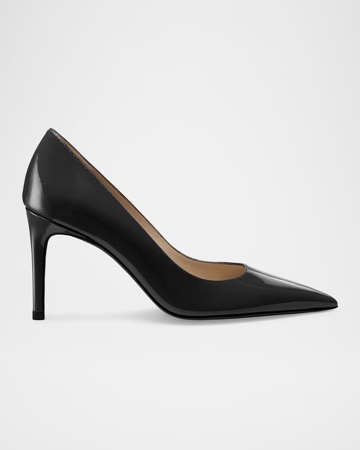 Stuart Weitzman 85mm Stuart Power Patent Leather Pumps