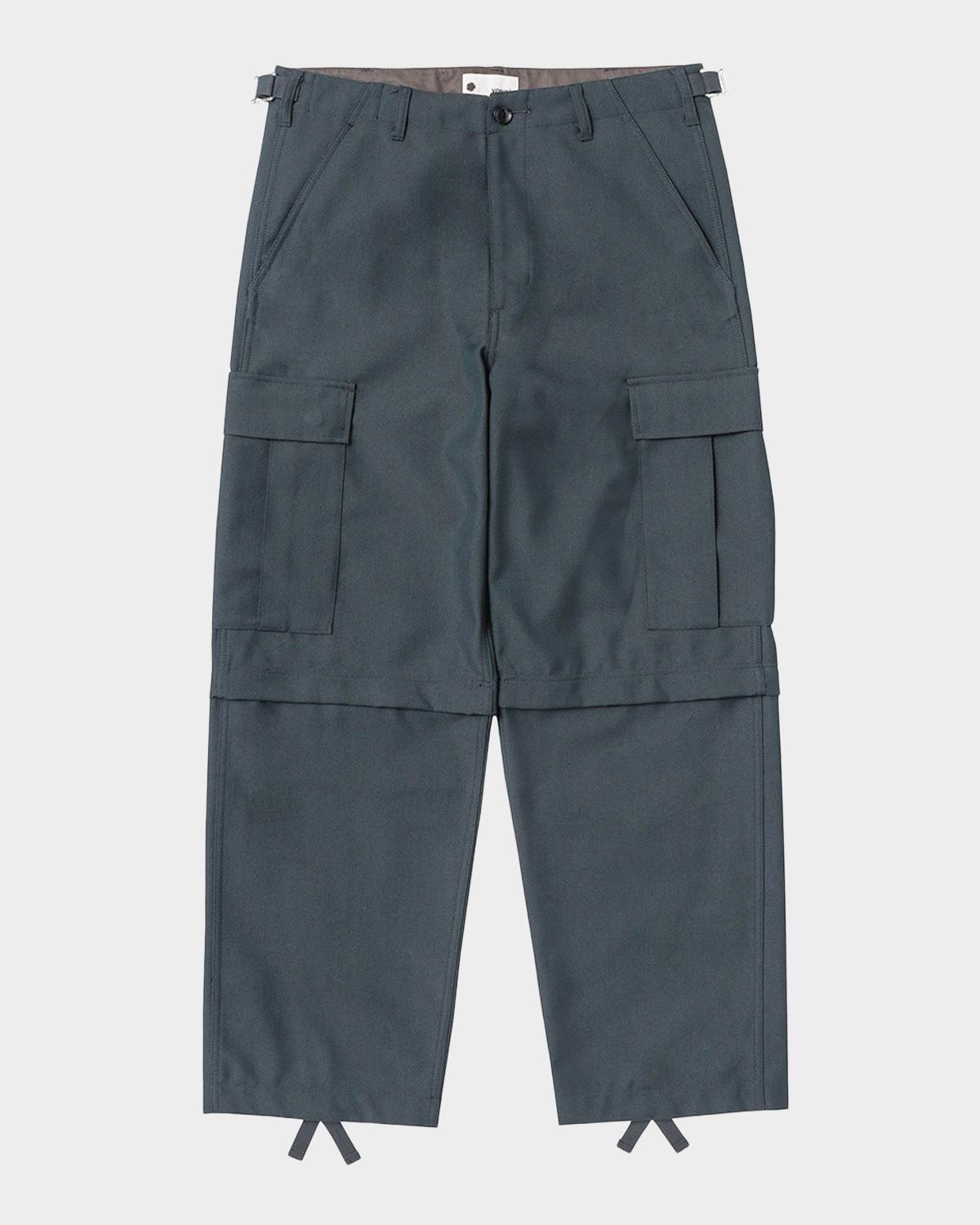 vowels Men's Chambray Convertible Cargo Pants