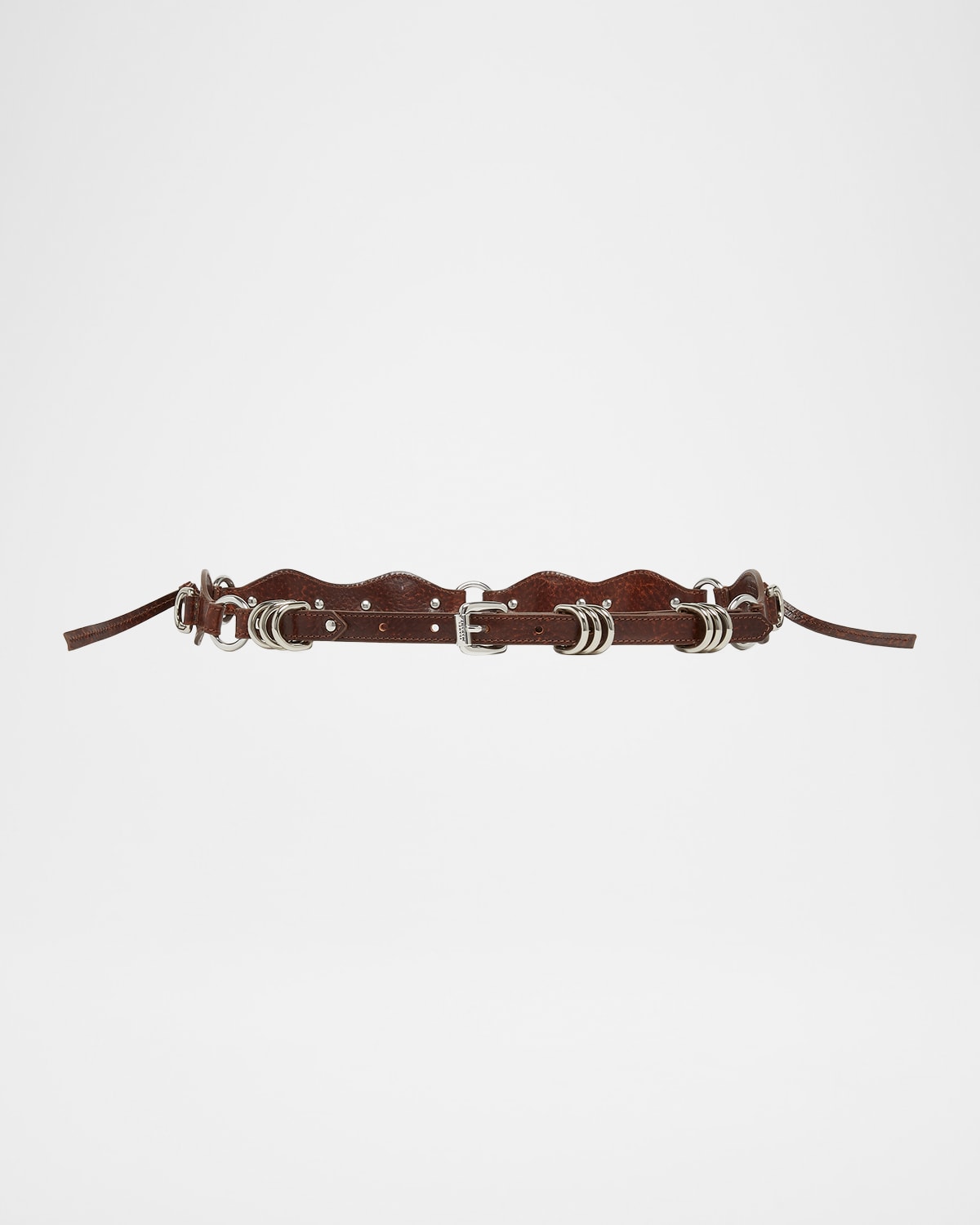 Isabel Marant Bolton Scalloped Leather Belt