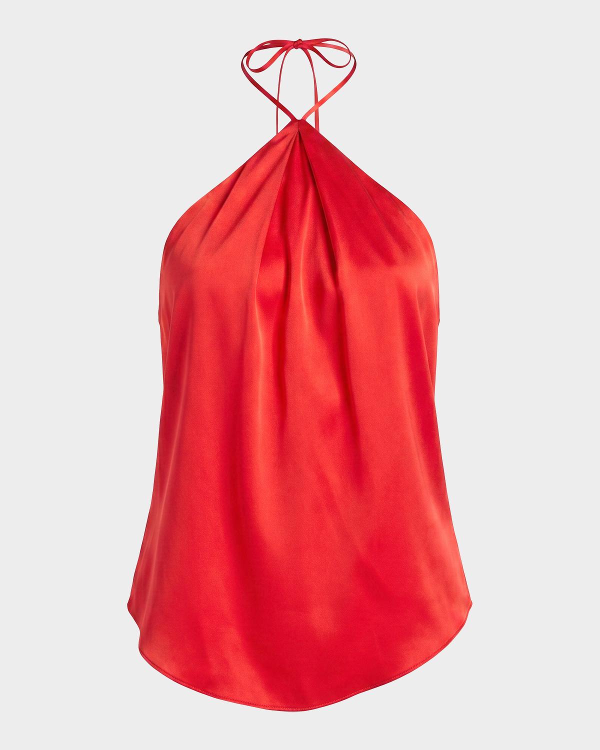 SEROYA Beckham Satin Tank Top