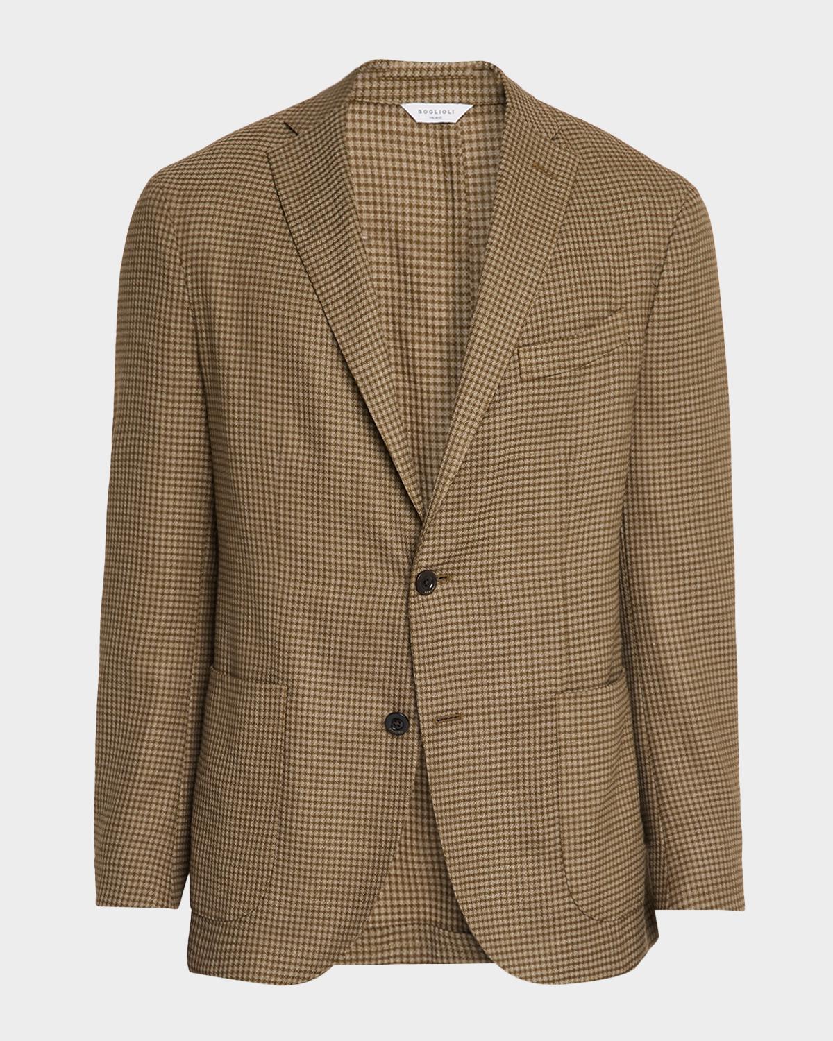 Boglioli Men's Wool Gingham Single-Breasted Sport Coat