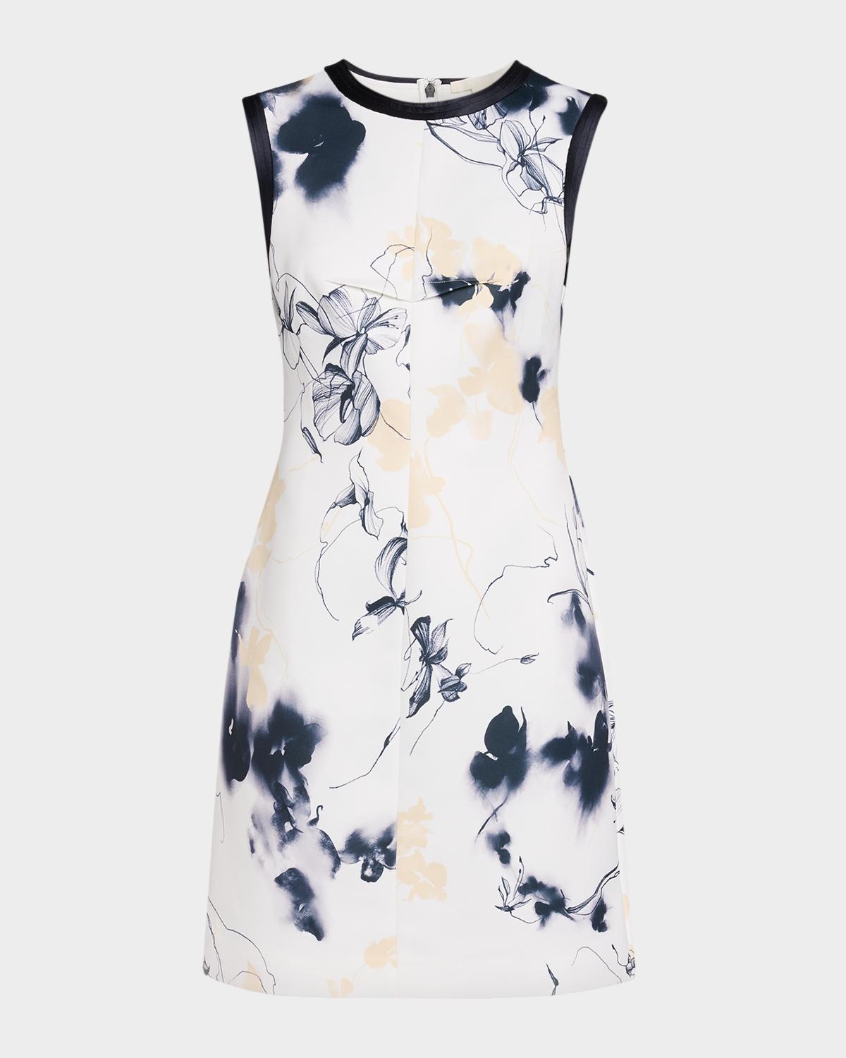 Jason Wu Collection Shadow Floral Mini Dress