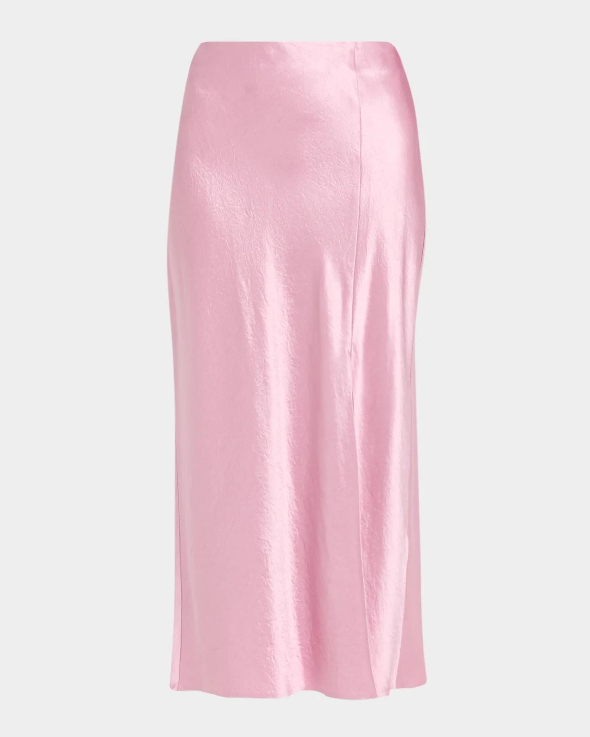 Jason Wu Collection Satin Bias Slip Pencil Midi Skirt