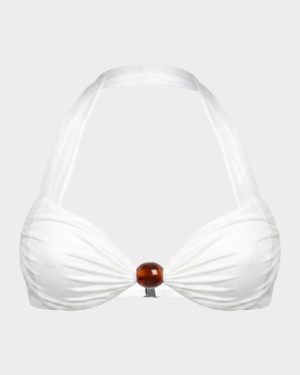 n/nicholas Sirena Halter Bikini Top