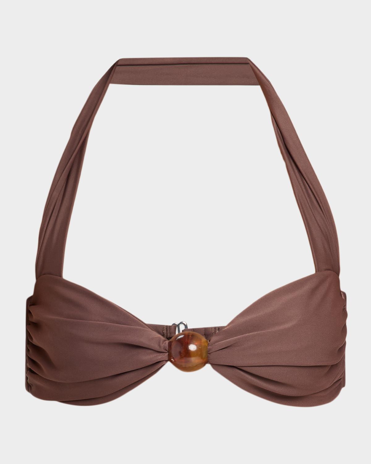 n/nicholas Sirena Halter Bikini Top