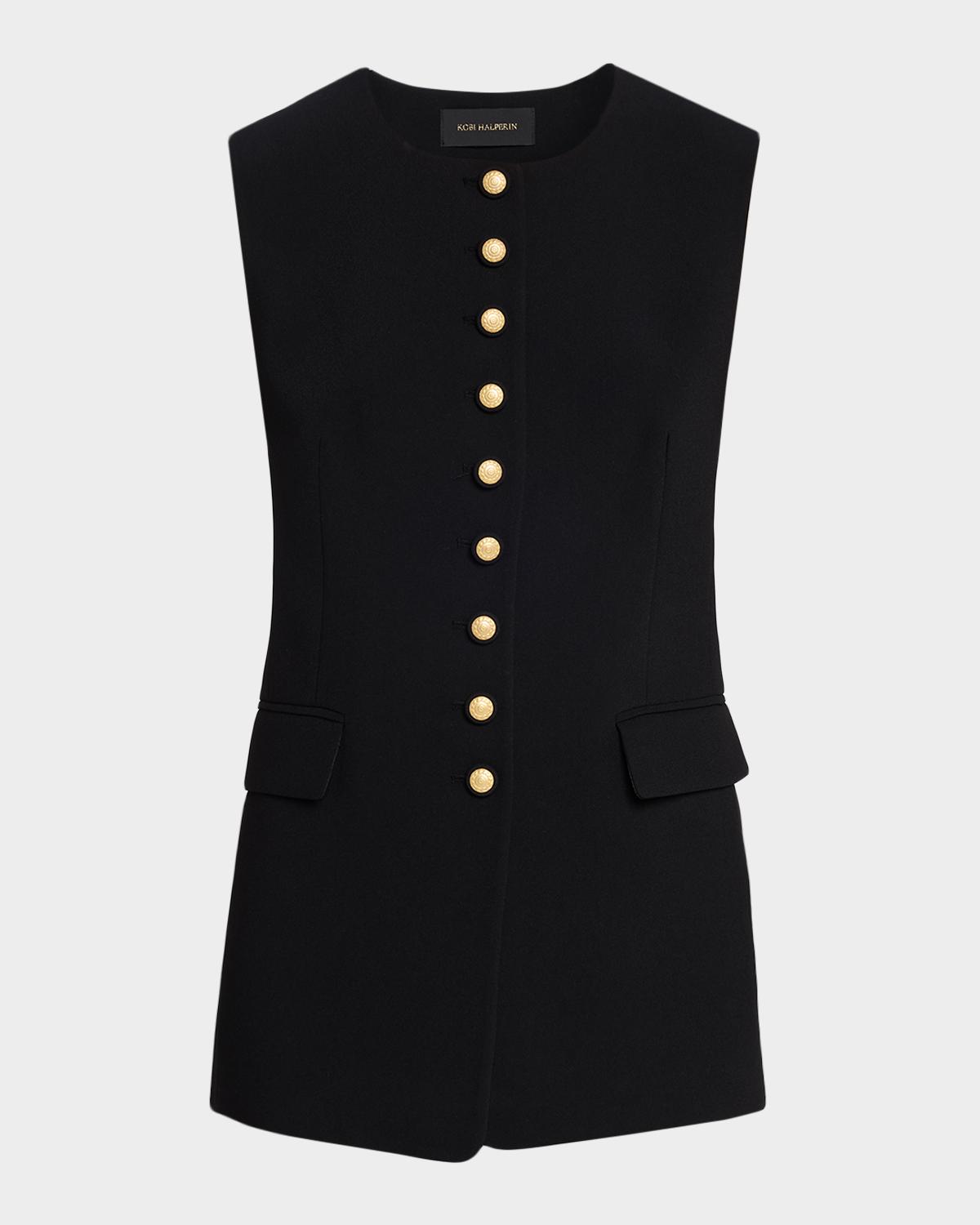 Kobi Halperin Kim Slim Button-Down Vest