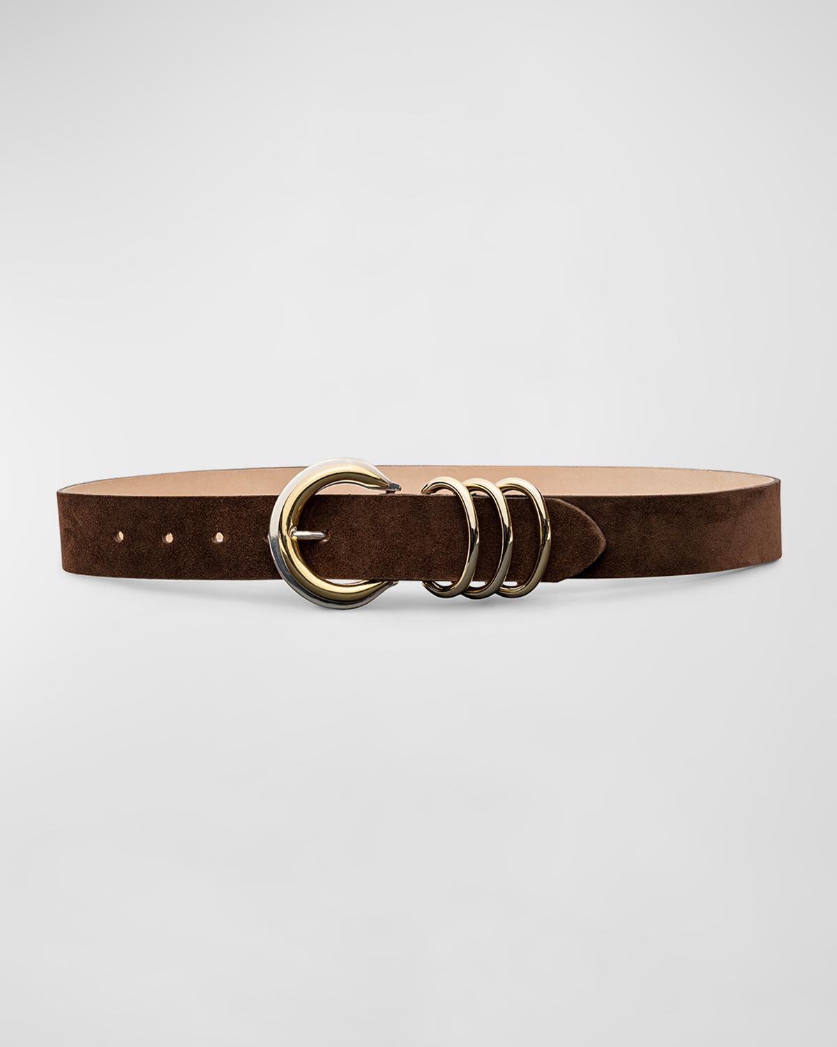 L 'AGENCE Tobar Suede Belt