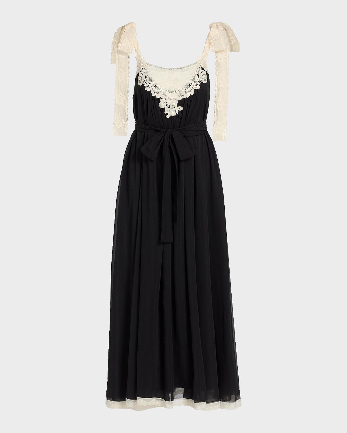 Zimmermann Roselight Lace Slip Midi Dress