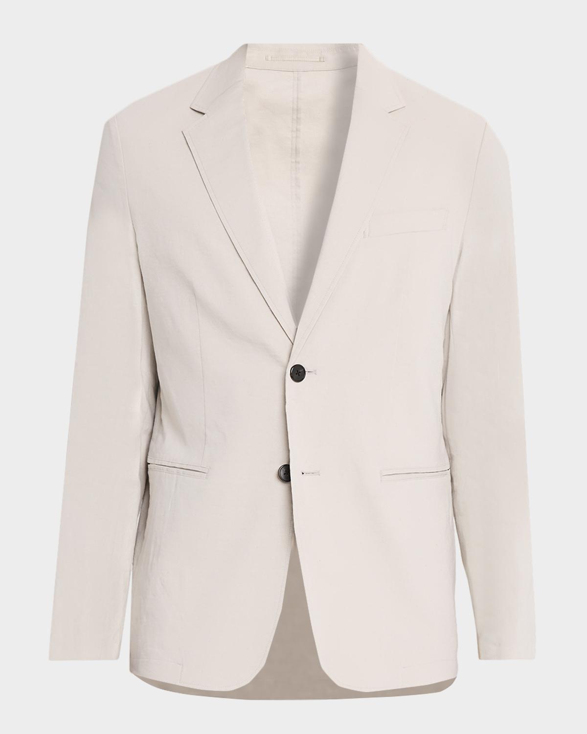Theory Men's Organic Linen Single-Breasted Blazer