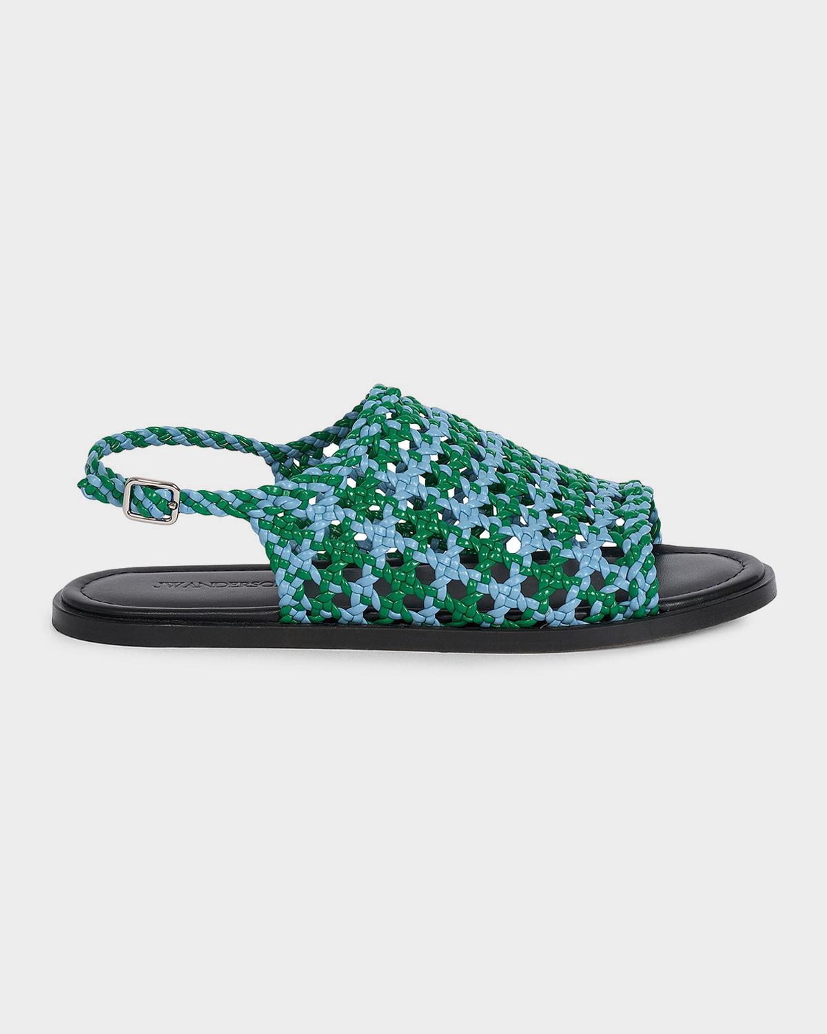 JW Anderson Net Woven Nappa Leather Sandals