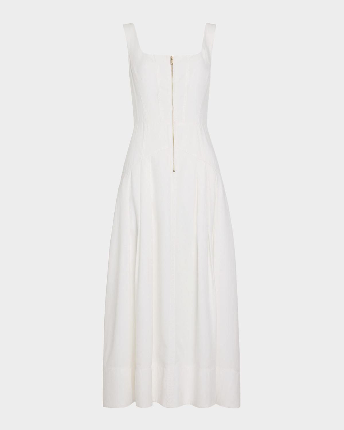 Ramy Brook Moira Zip-Front Midi Dress