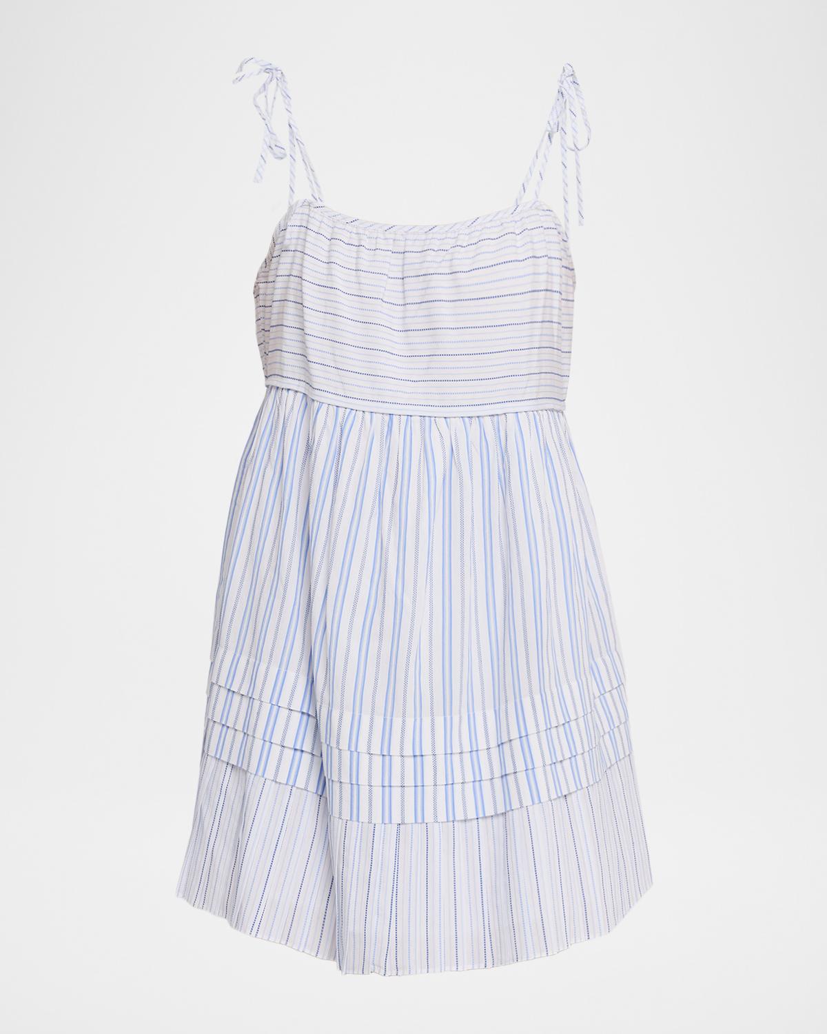 Lacie Tie-Shoulder Mini Dress