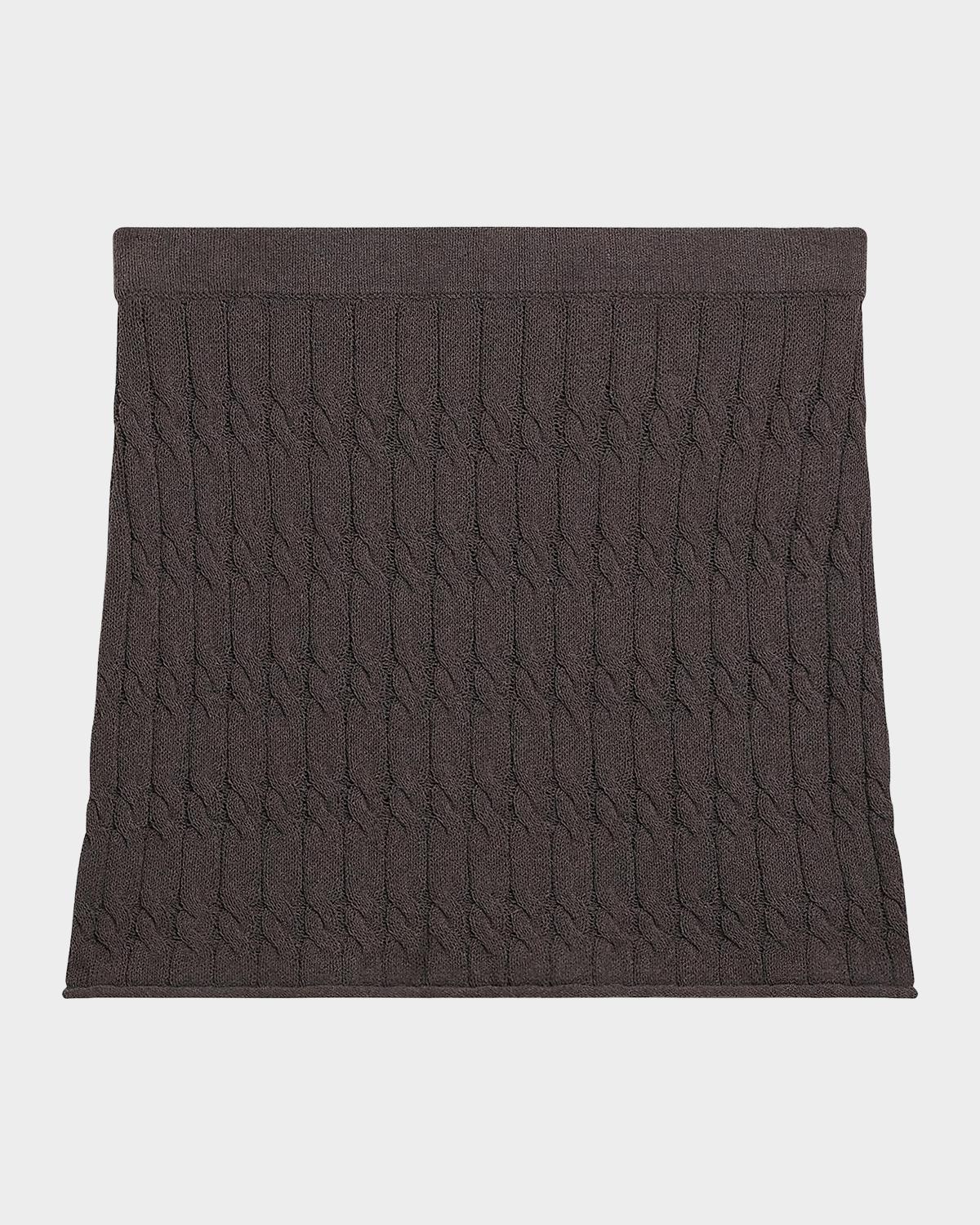 Helmut Lang Cable-Knit Mini Skirt