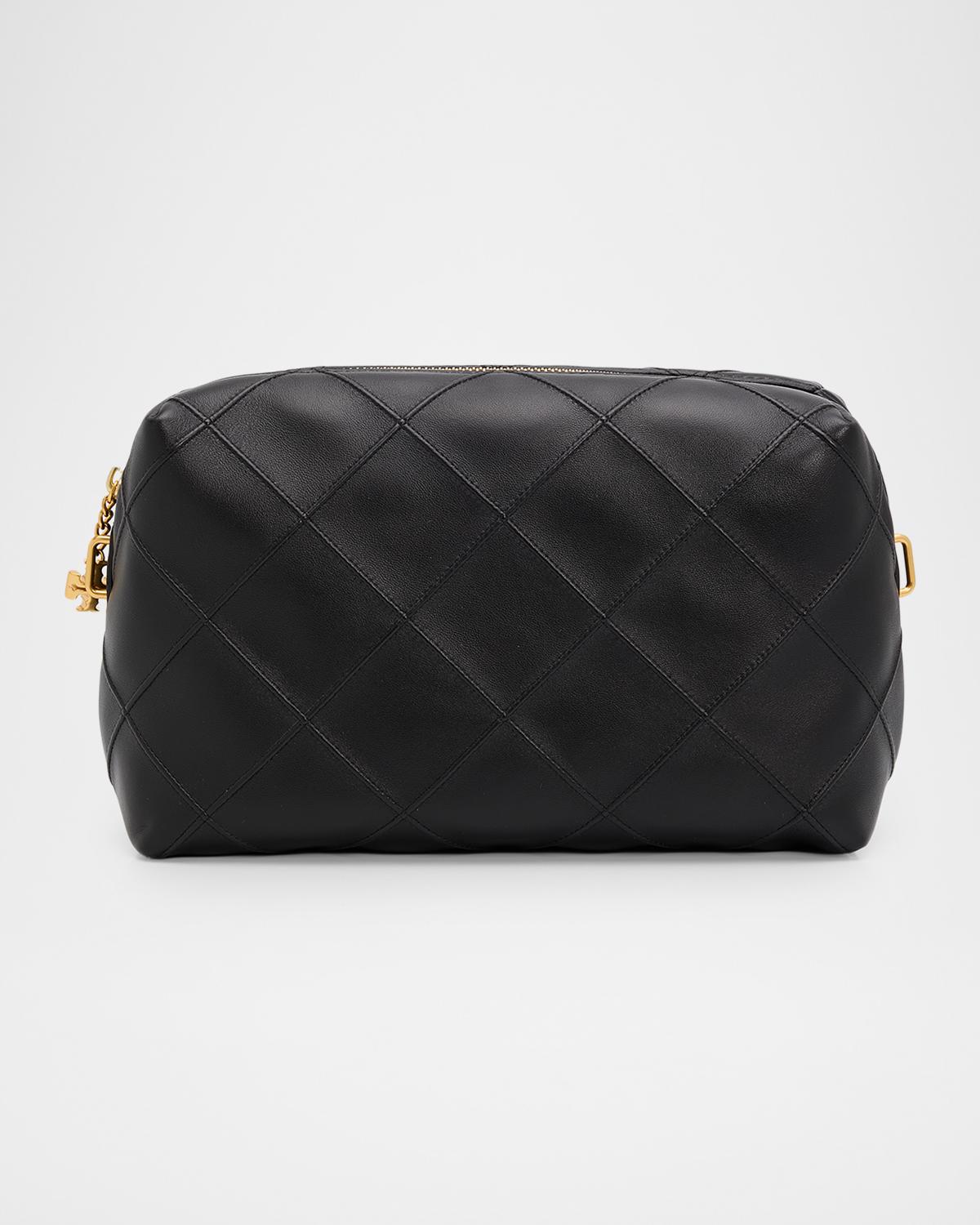 Fleming Large Quilted Leather Soft Crossbody Bag