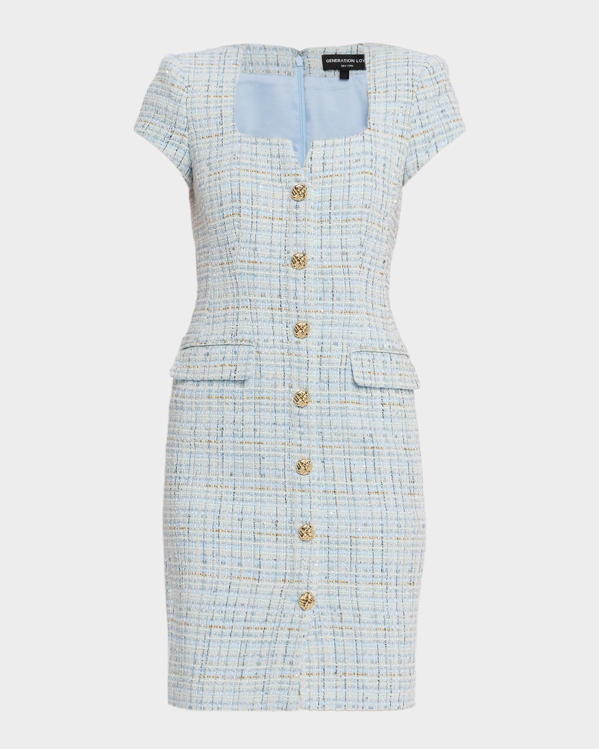 Generation Love Sierra Tweed Mini Dress