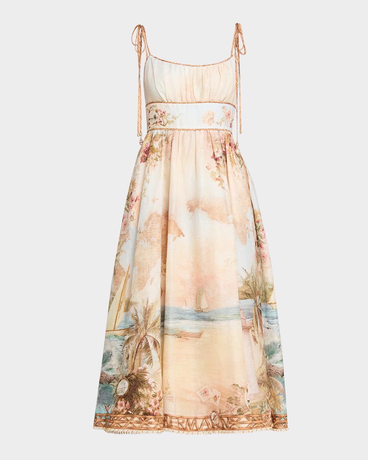 Zimmermann Mahon Picnic Midi Dress