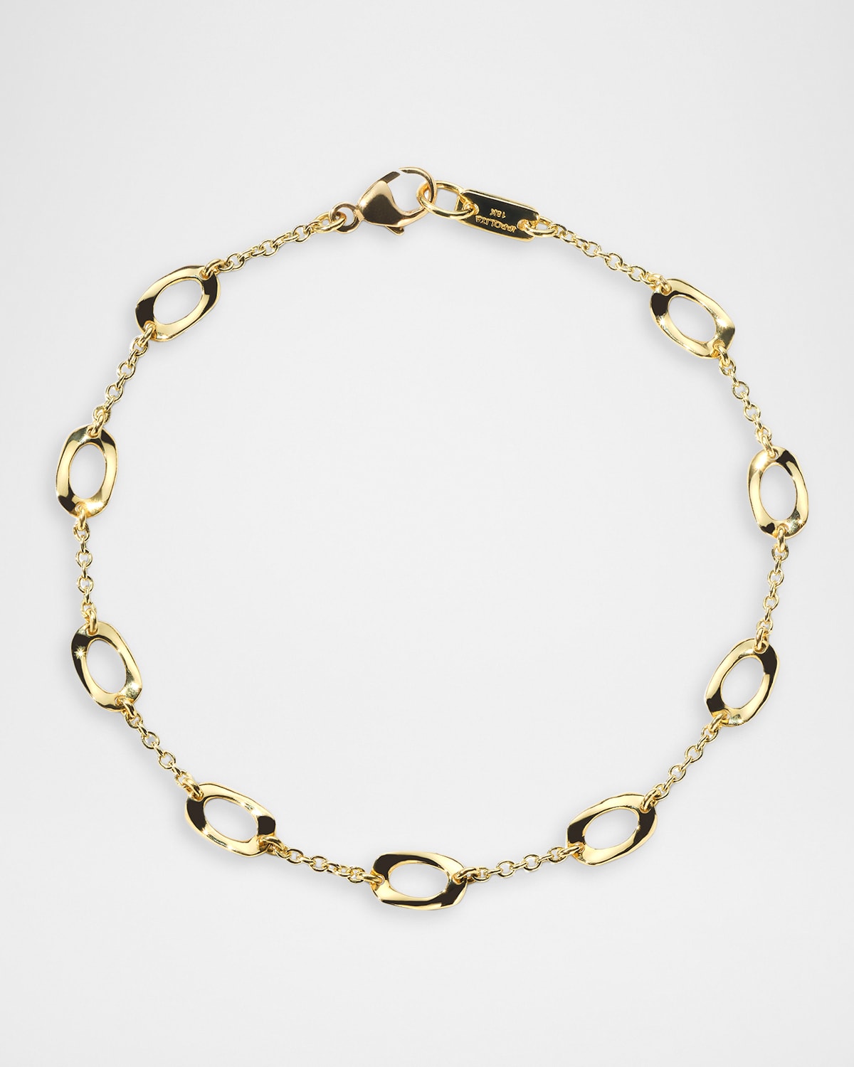 Ippolita 18K Small Cushion Open Frame Station Bracelet
