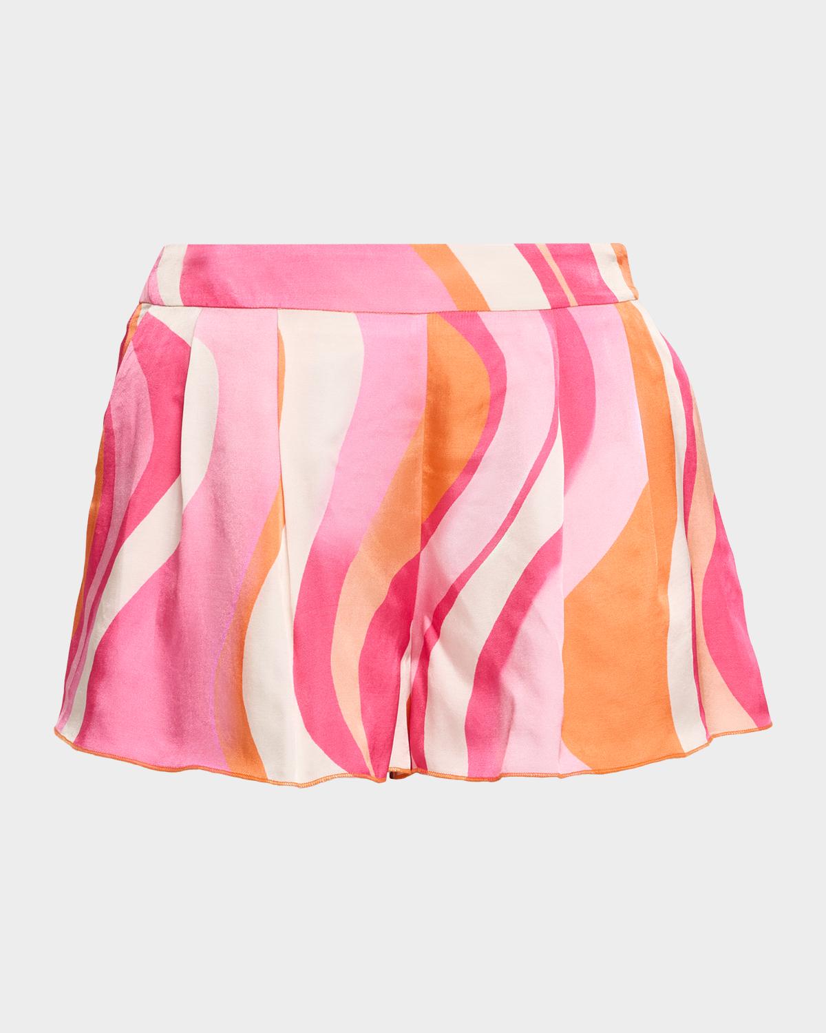 Ramy Brook Bernadette Printed Mini Shorts