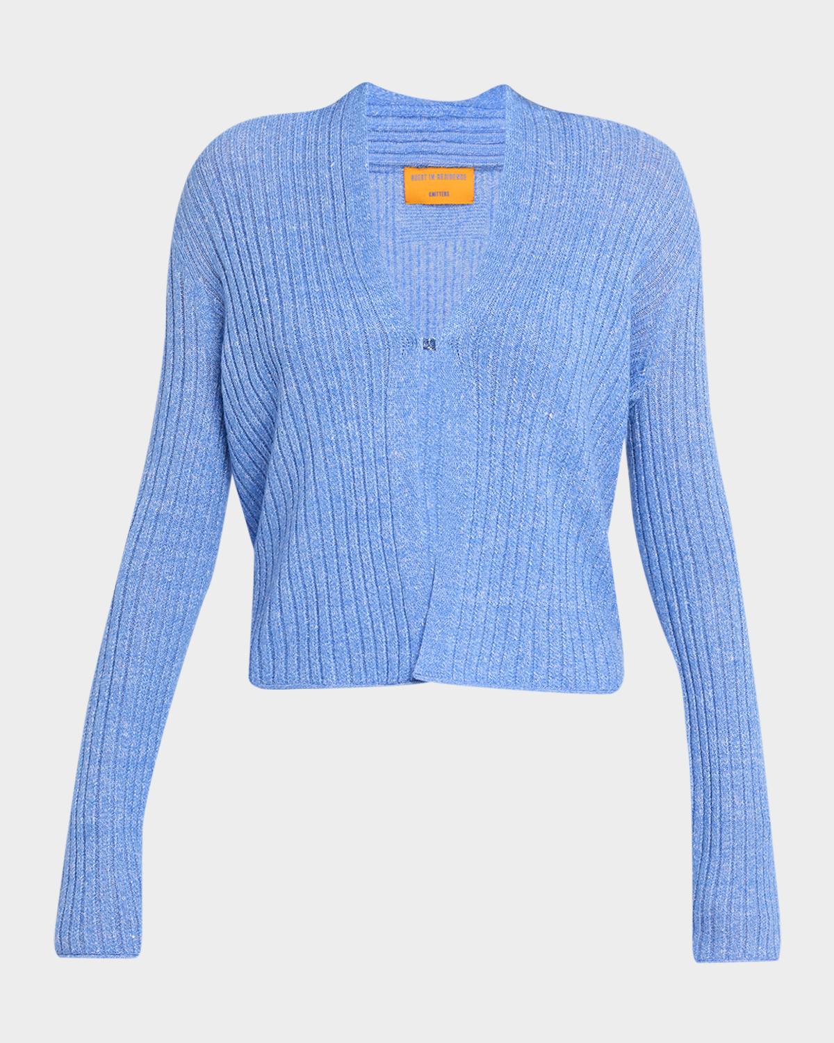Guest in Residence Breezy Ribbed Cashmere Cardigan