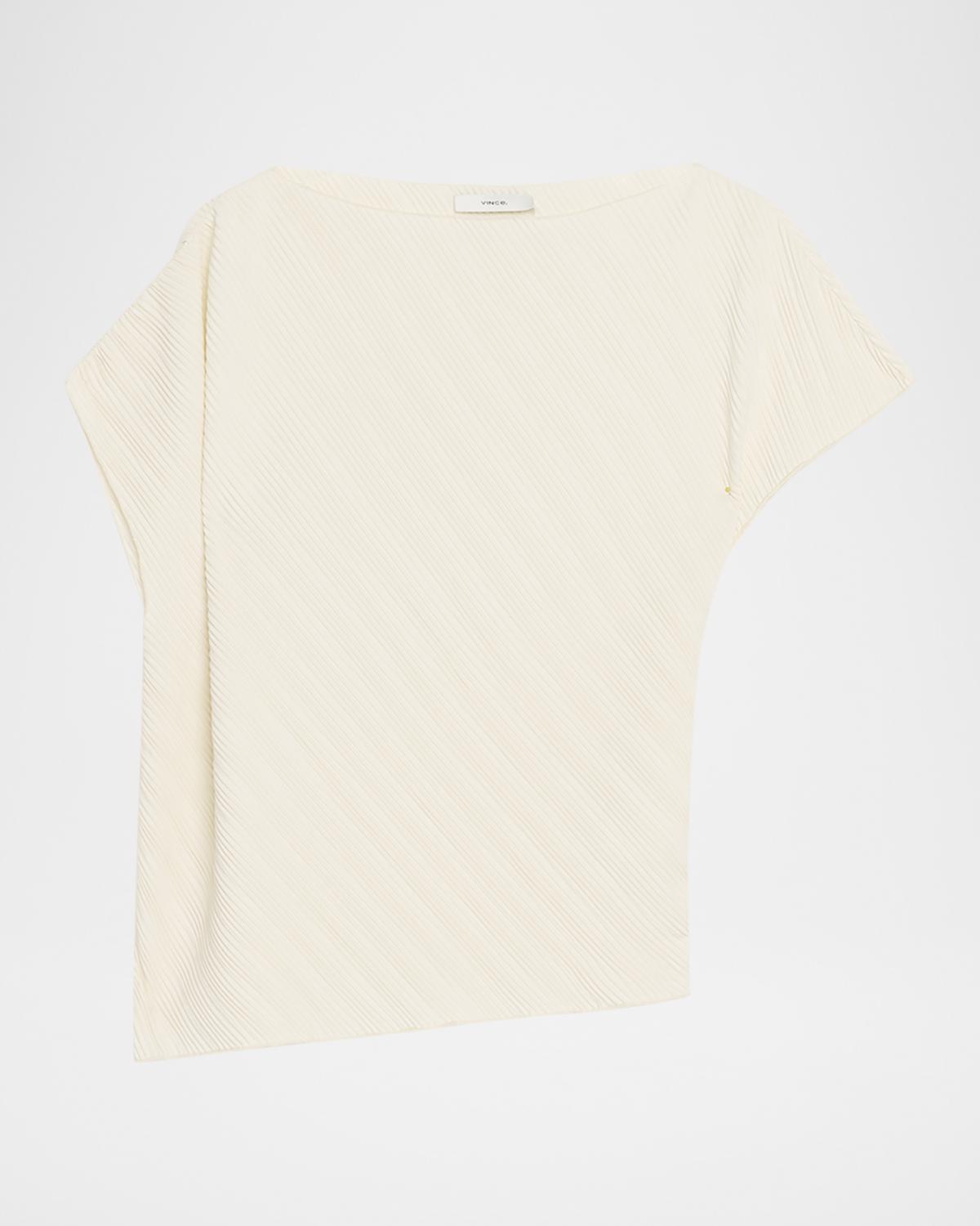 Vince Directional Pleated Top
