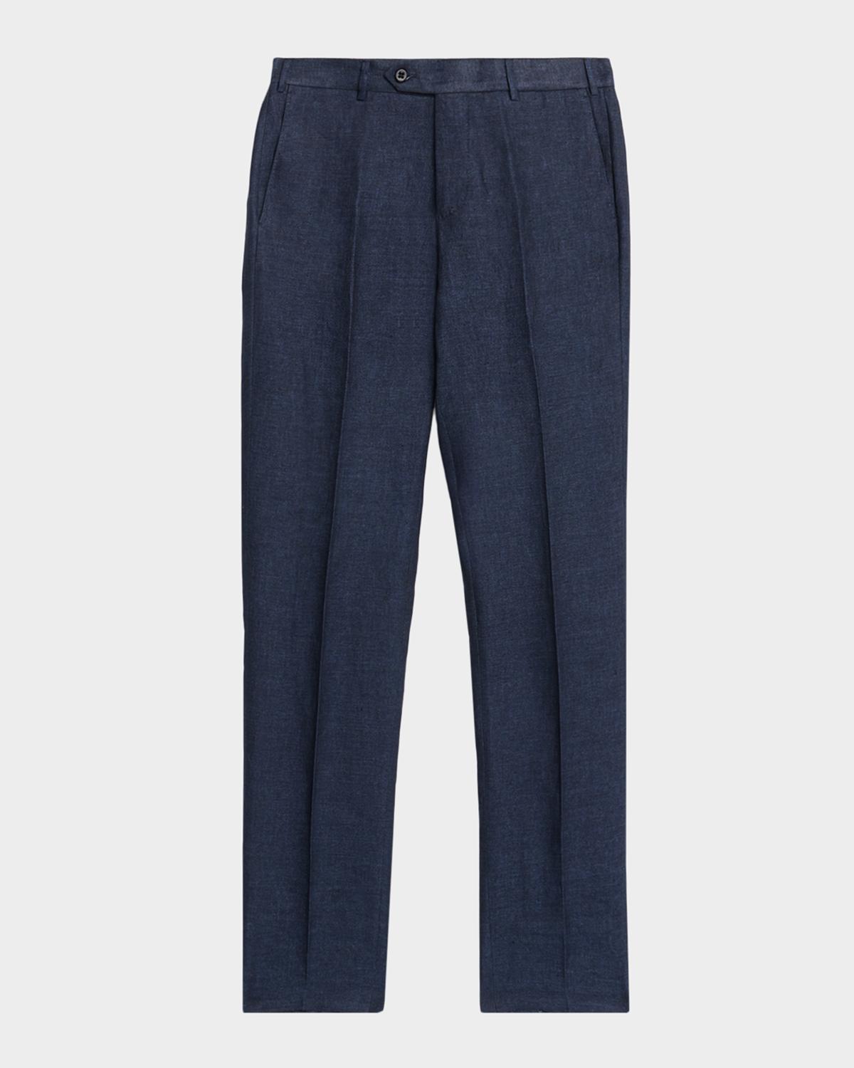 Zanella Men's Parker Linen Trousers
