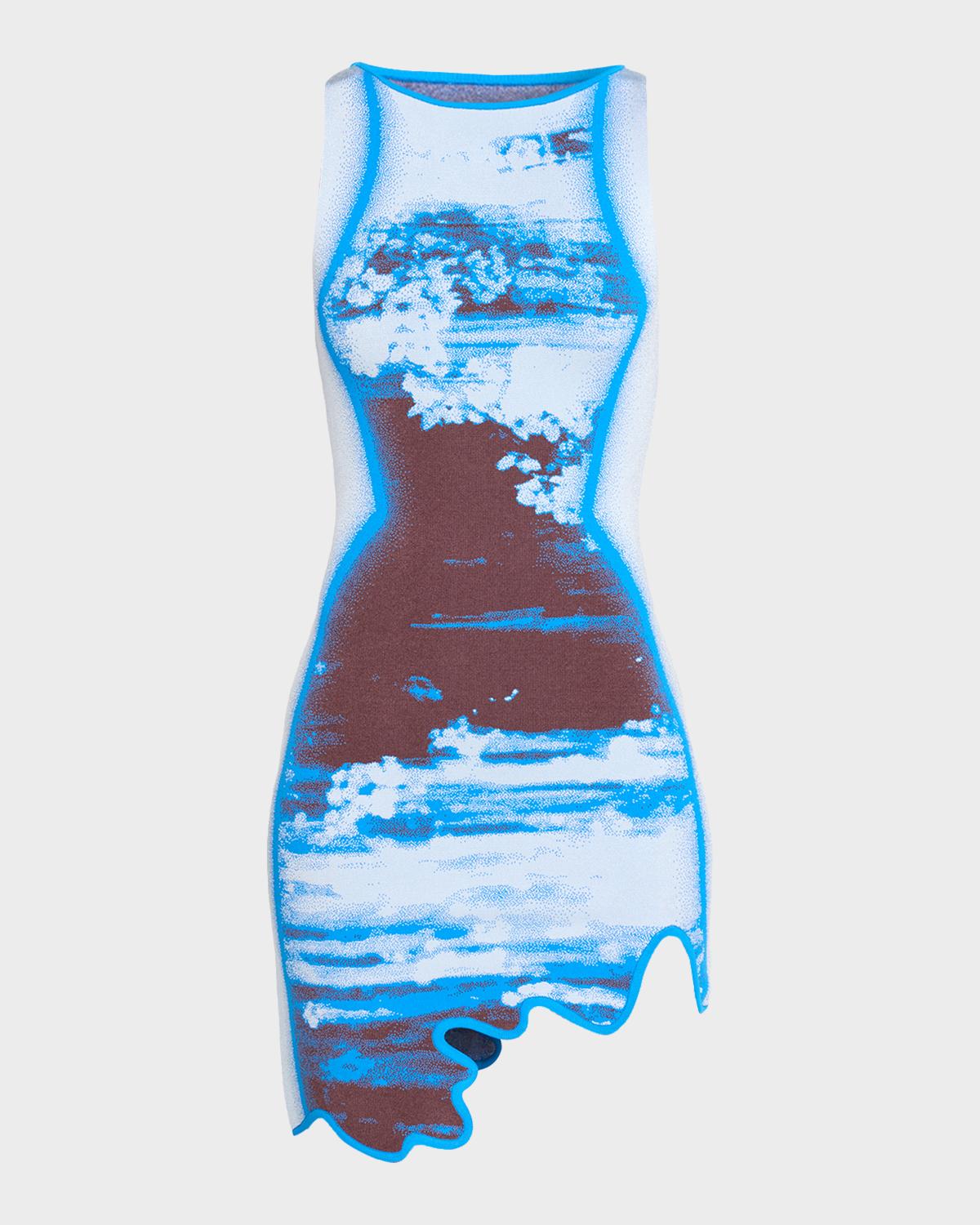 PH5 Hazel Wavy High-Low Mini Dress