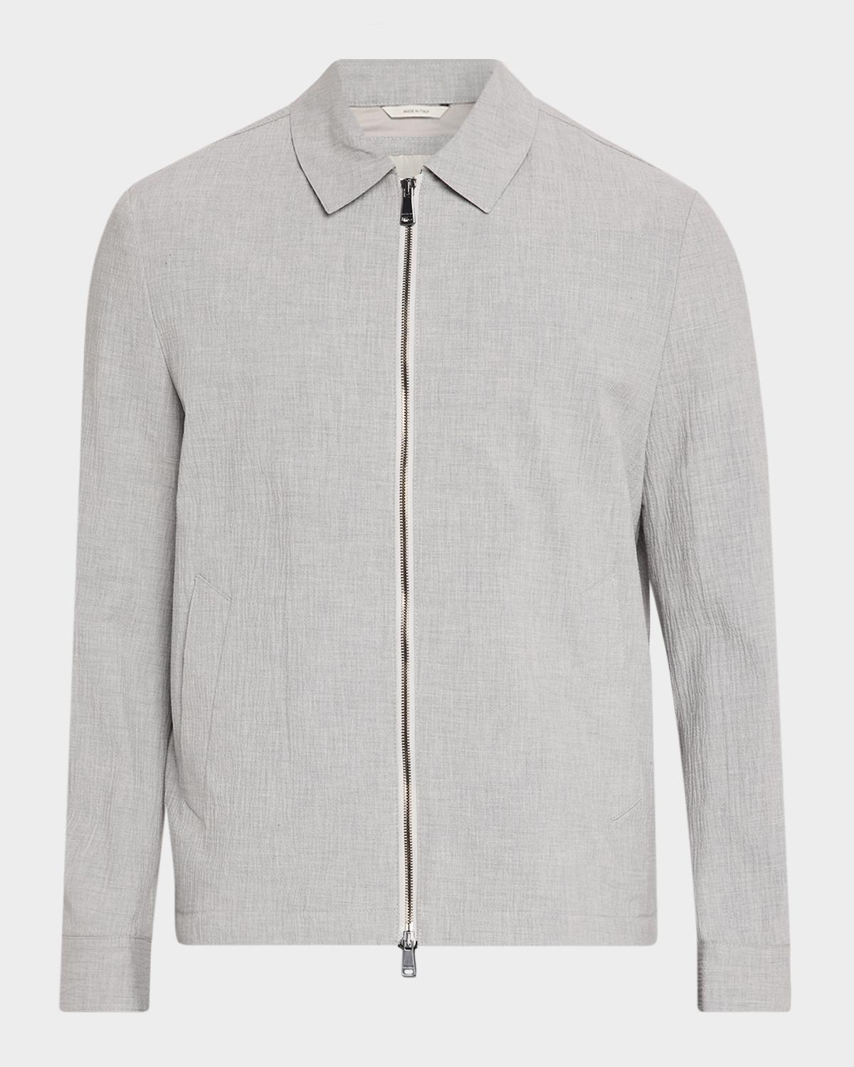Bugatchi Men's Seersucker Blouson Jacket