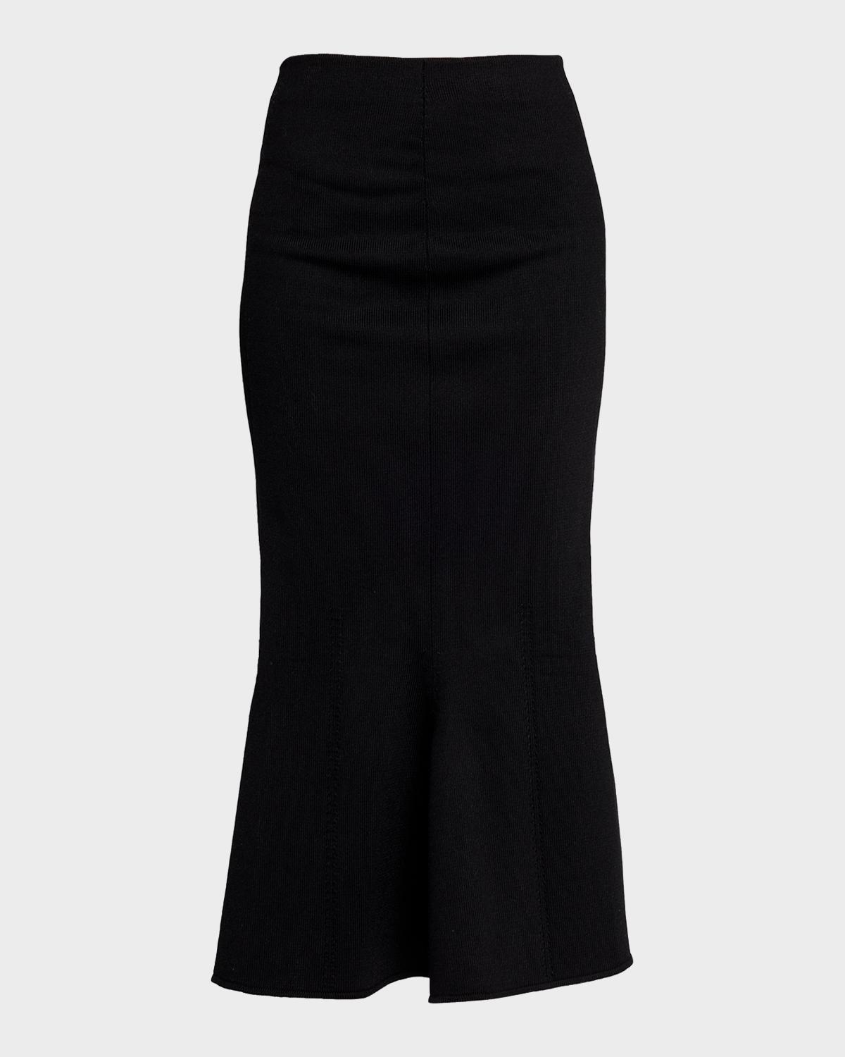FForme Flora Sculpted Knit Midi Skirt
