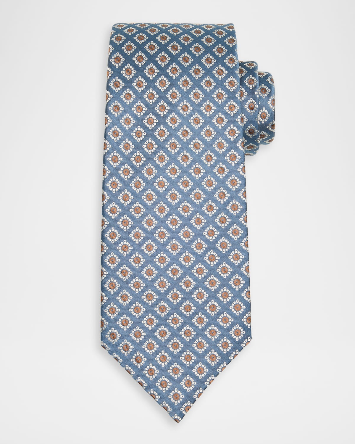 Isaia Men 's Medallion Silk Tie | Thumbnail 4