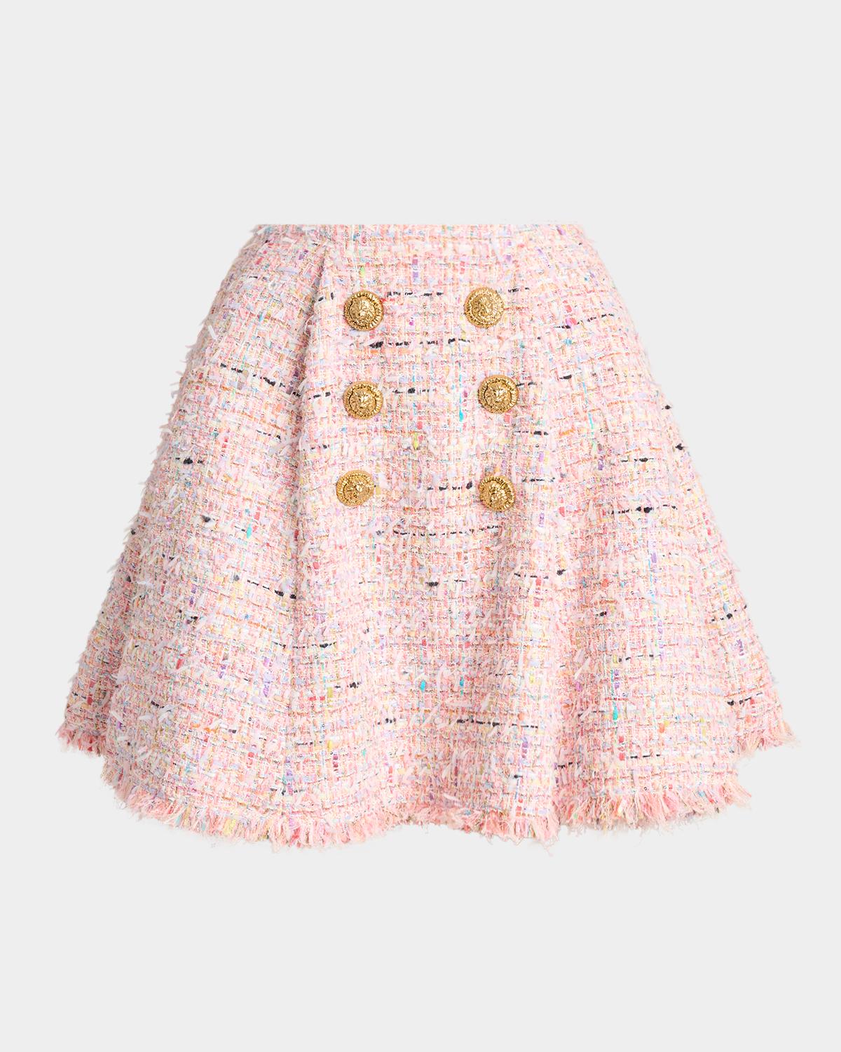 Balmain Tweed Mini Skirt