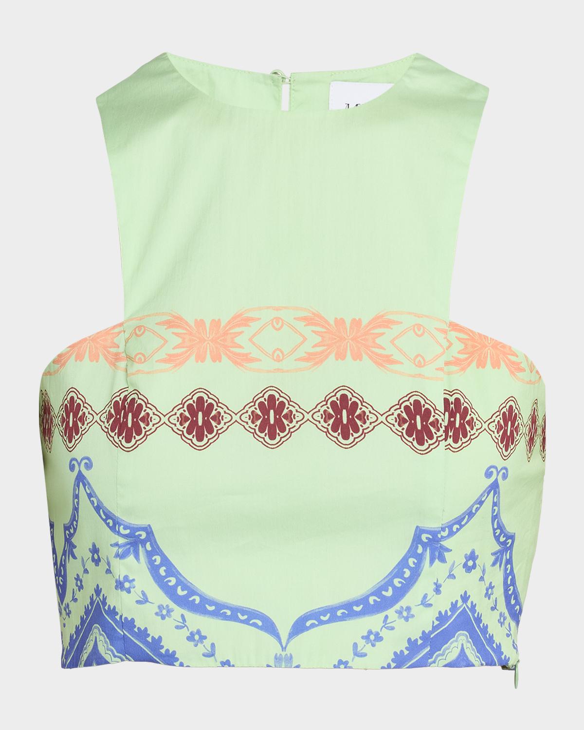 MISA Los Angeles Emi Crop Top