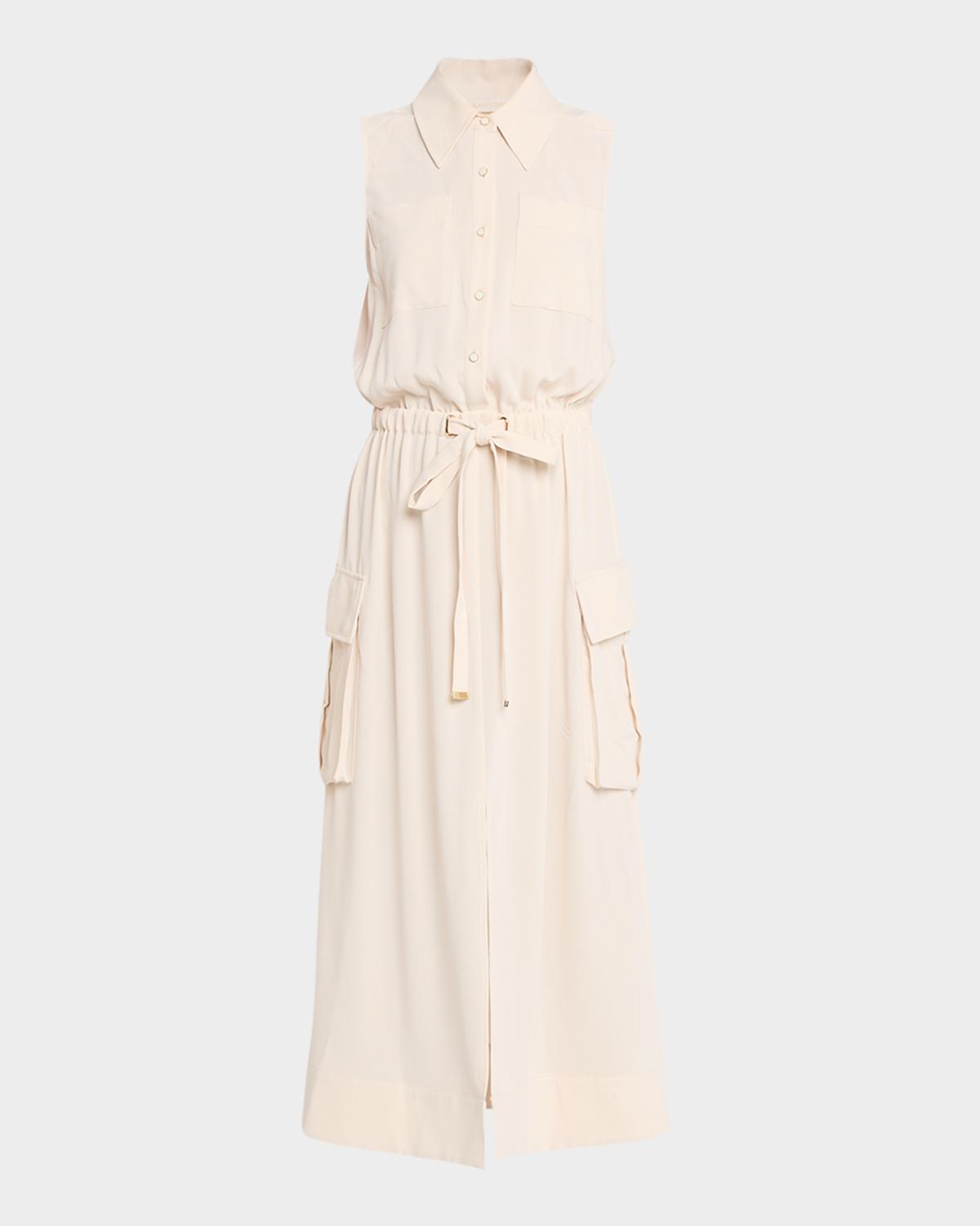 Ramy Brook Payton Belted Midi Shirtdress