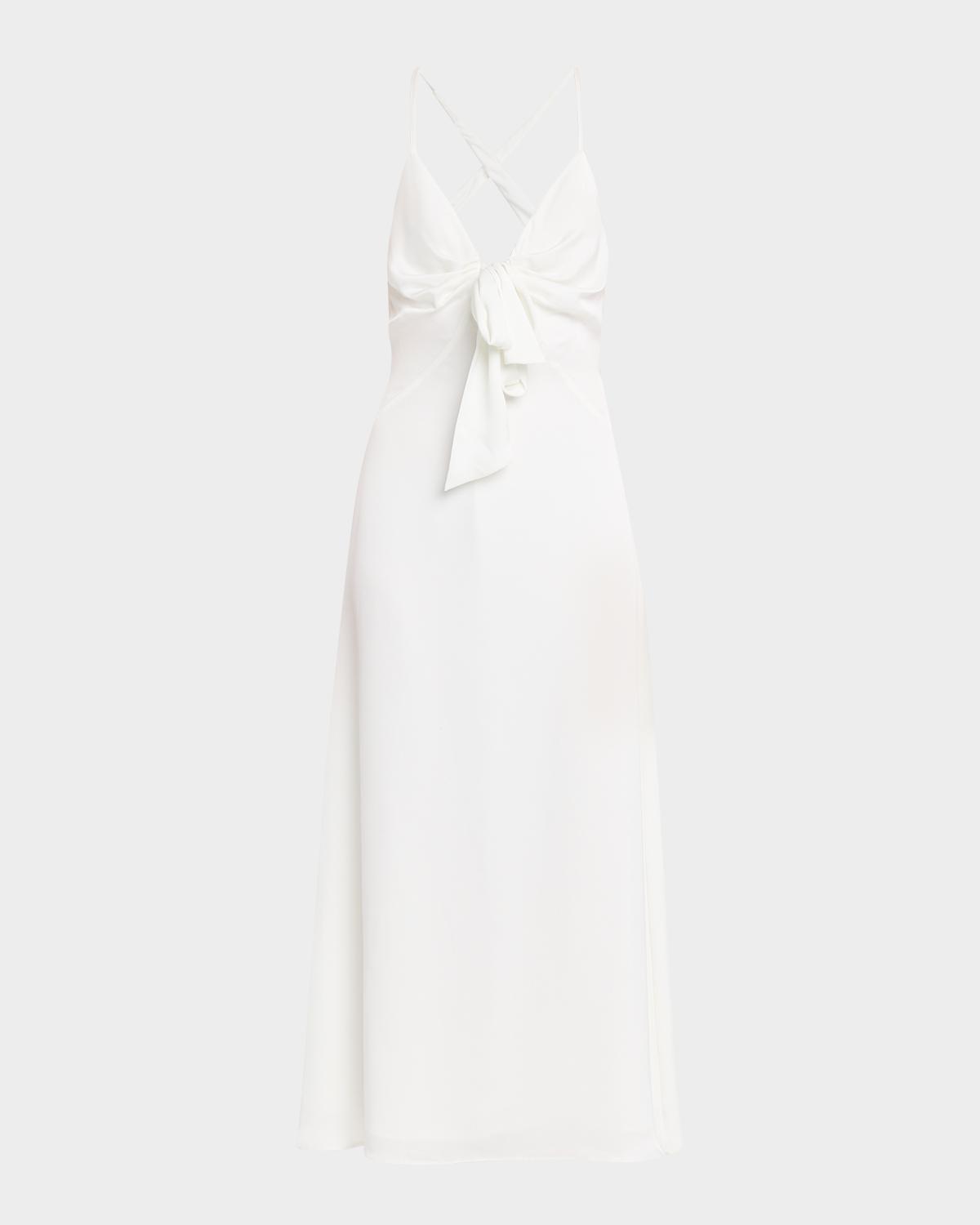 Ramy Brook McKenzie Satin Maxi Dress