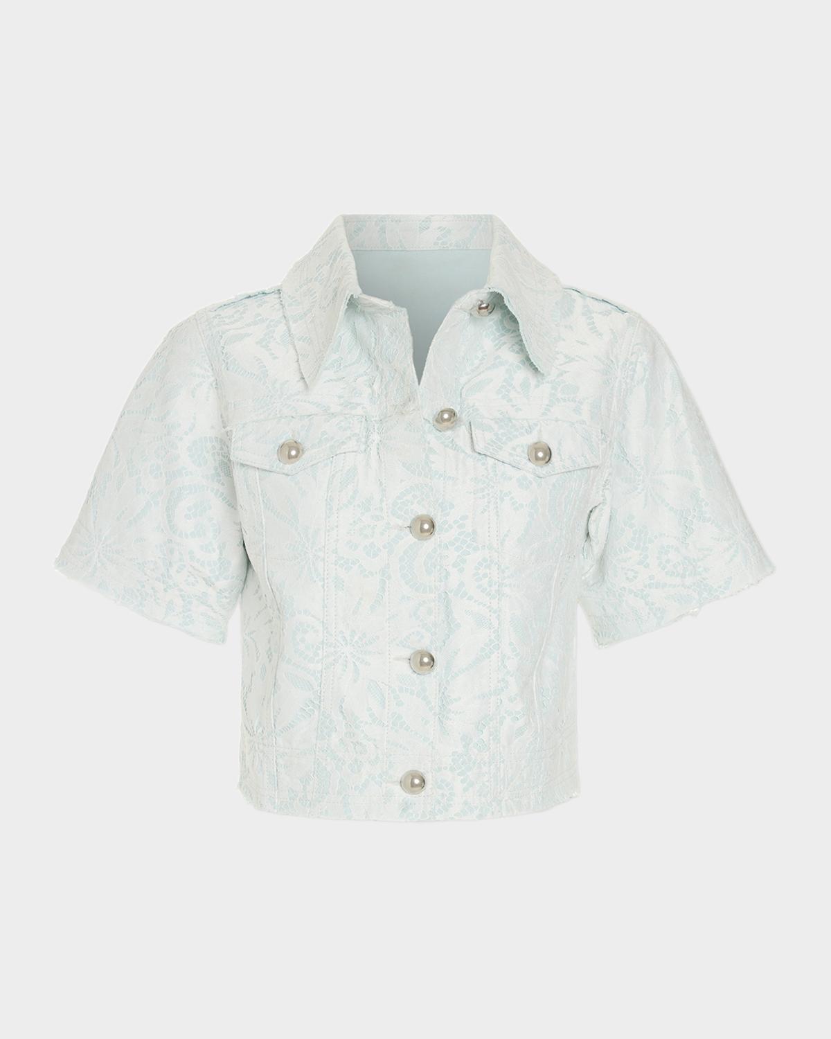 Ramy Brook Winnie Floral Lace Jacket