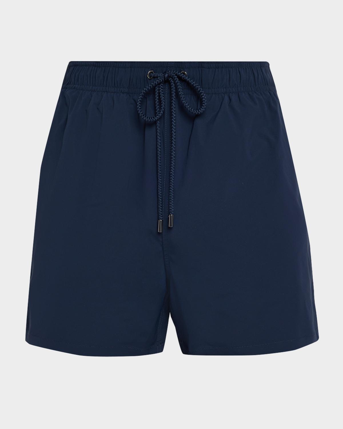 Bugatchi Men's Cruz Mid-Length Swim Trunks