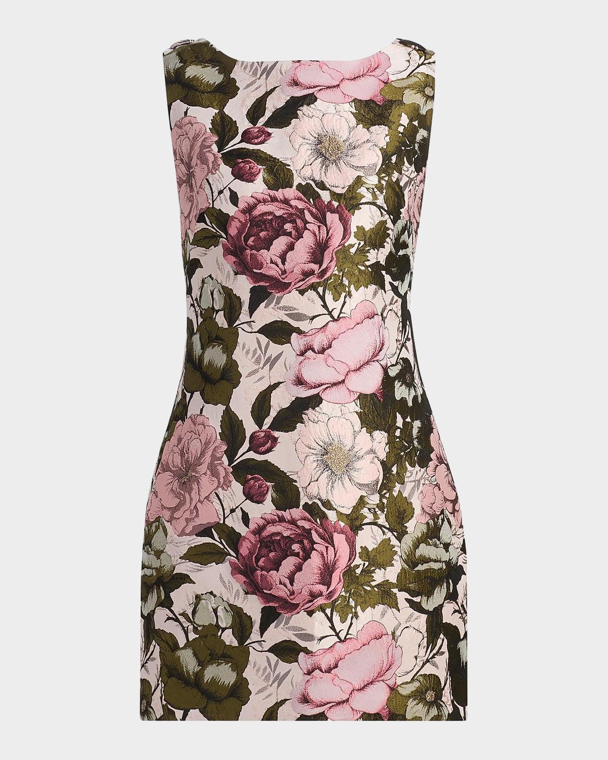 Milly Lane Floral Jacquard Minidress