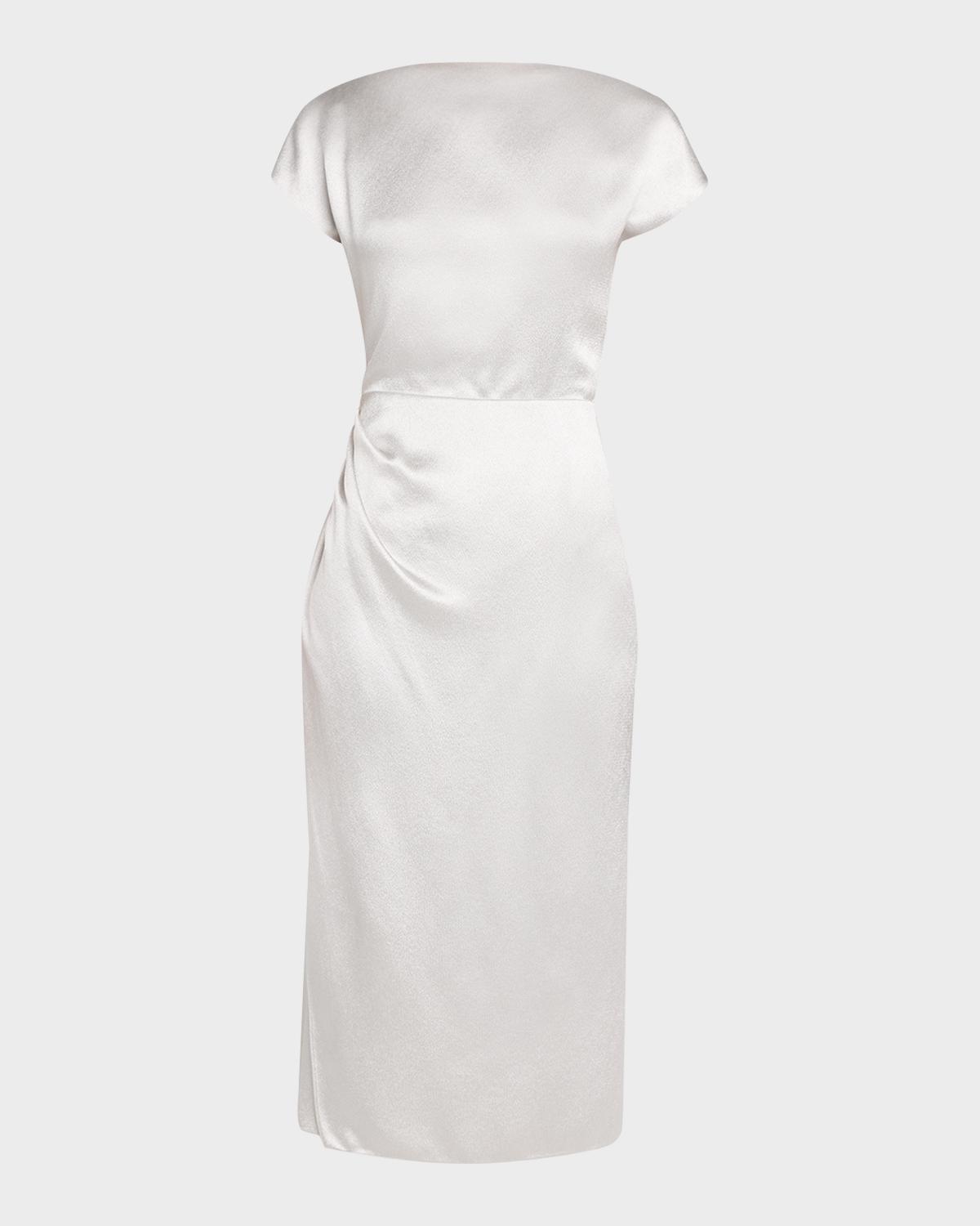 Giorgio Armani Satin Midi Dress