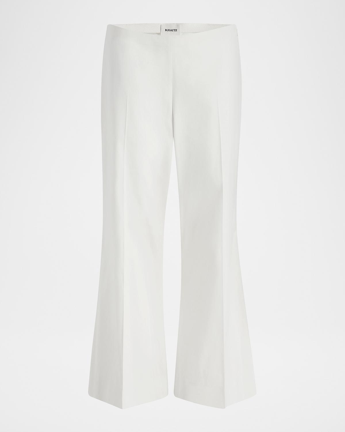 Khaite Walter Cropped Flare Pants