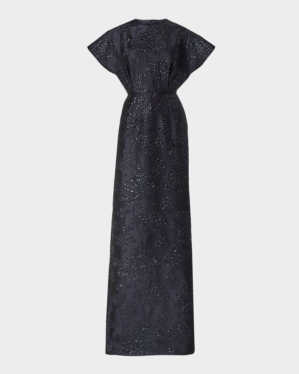 Carolina Herrera Rosette Collar Fan Bodice Gown | Thumbnail 7 Carolina Herrera Rosette Collar Fan Bodice Gown | Thumbnail 7