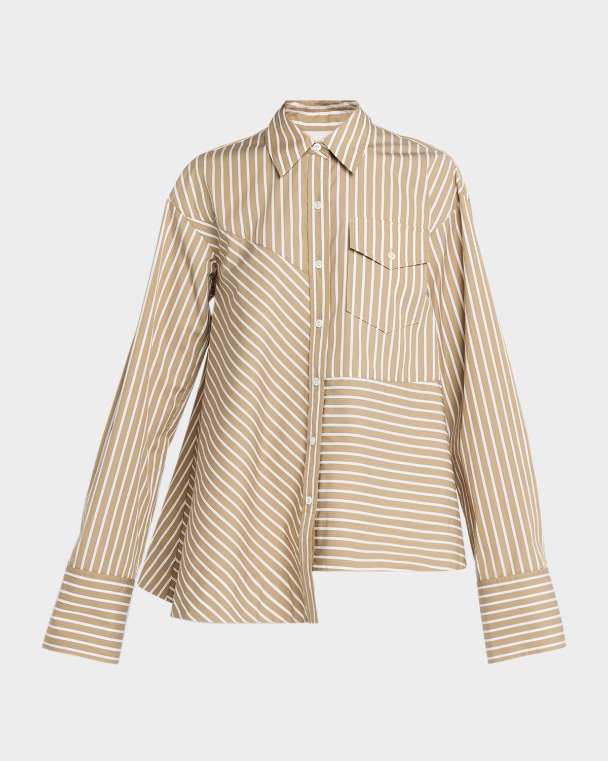 3.1 Phillip Lim Asymmetric Poplin Shirt