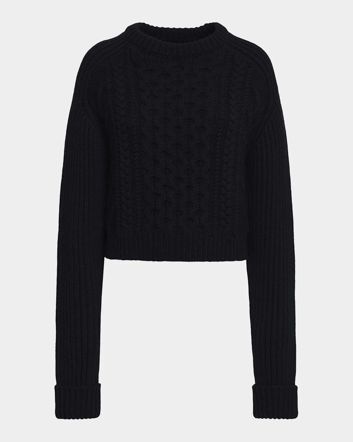 Malo Cable-Knit Cashmere Sweater