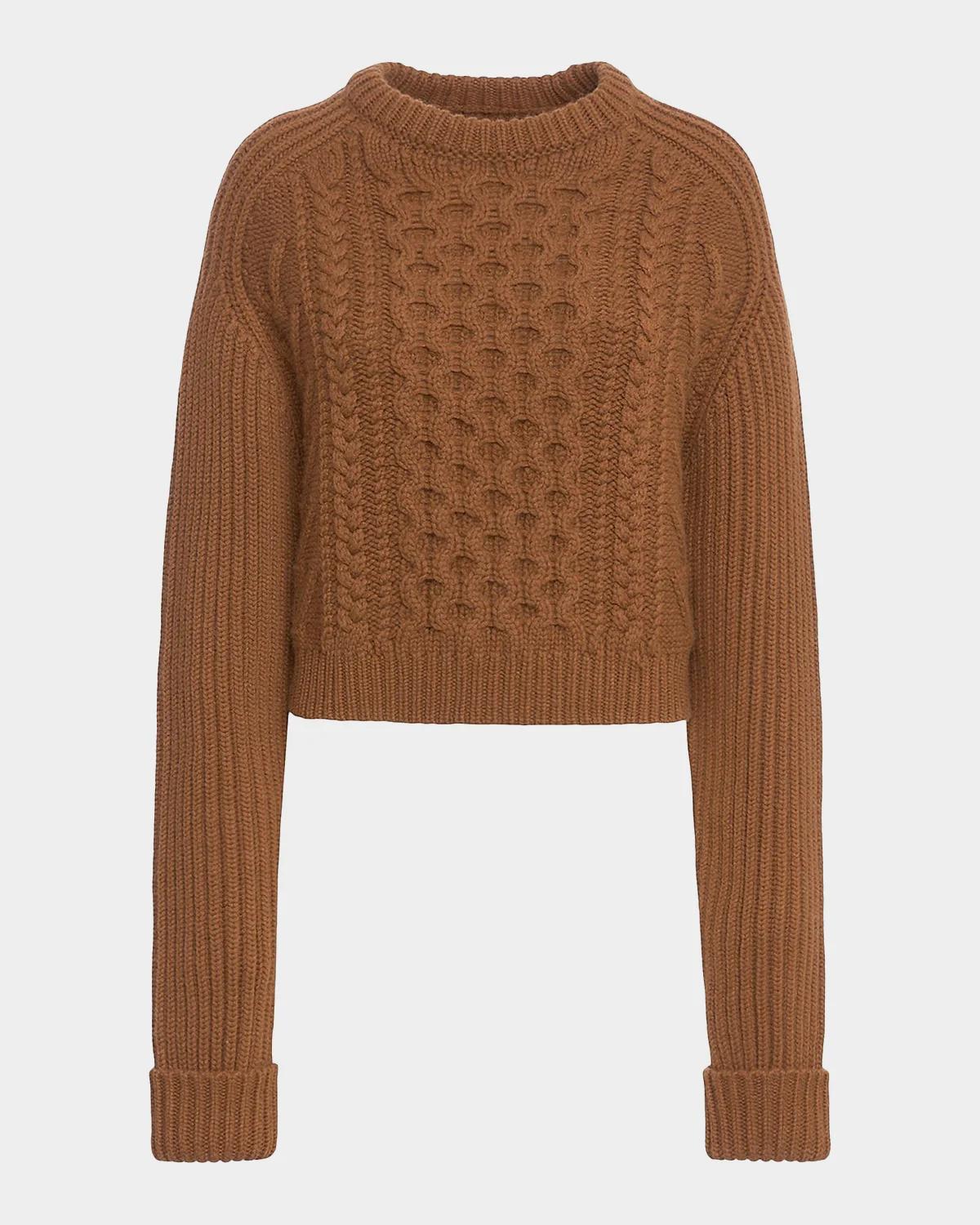Malo Cable-Knit Cashmere Sweater