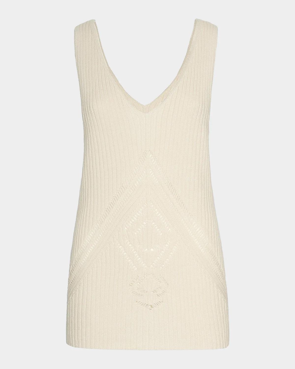 Malo V-Neck Cashmere Minidress