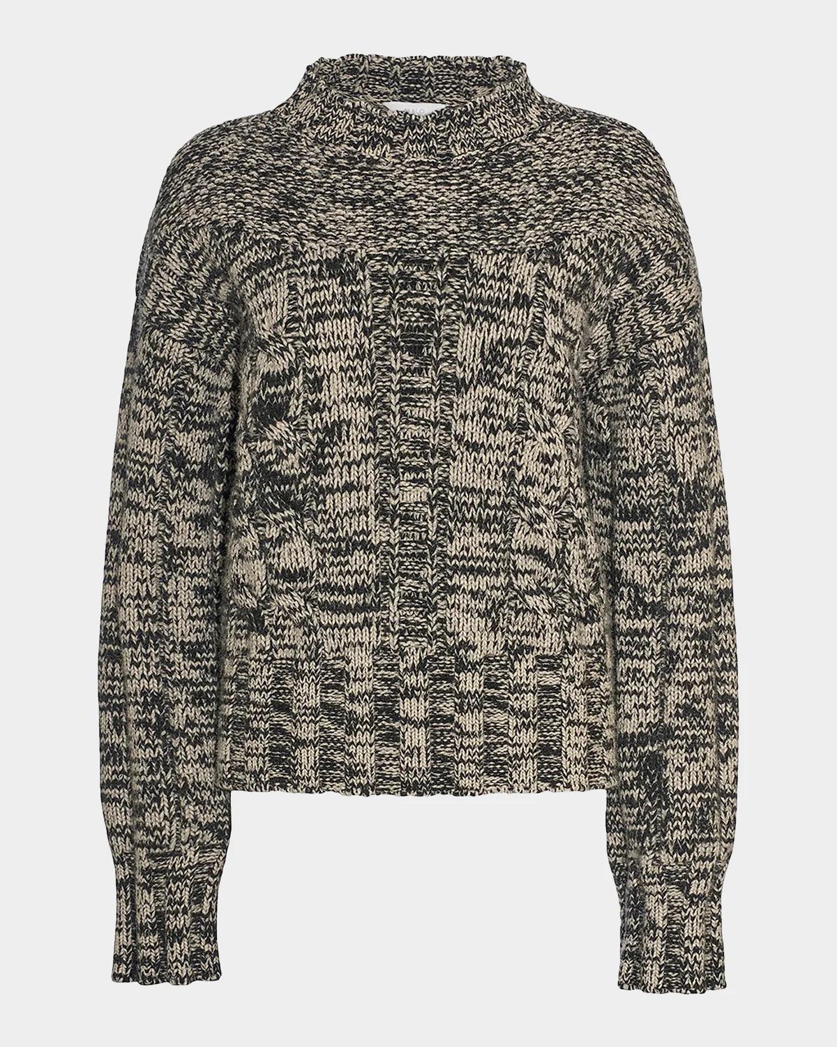 Malo Marled Wool-Silk Sweater