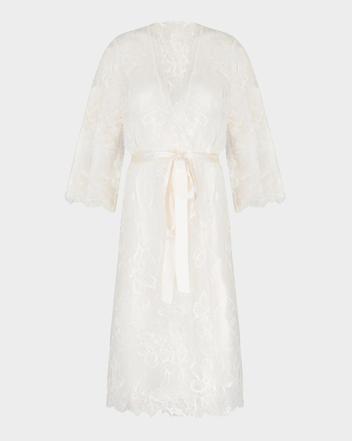 Lise Charmel Scalloped Floral Lace Robe