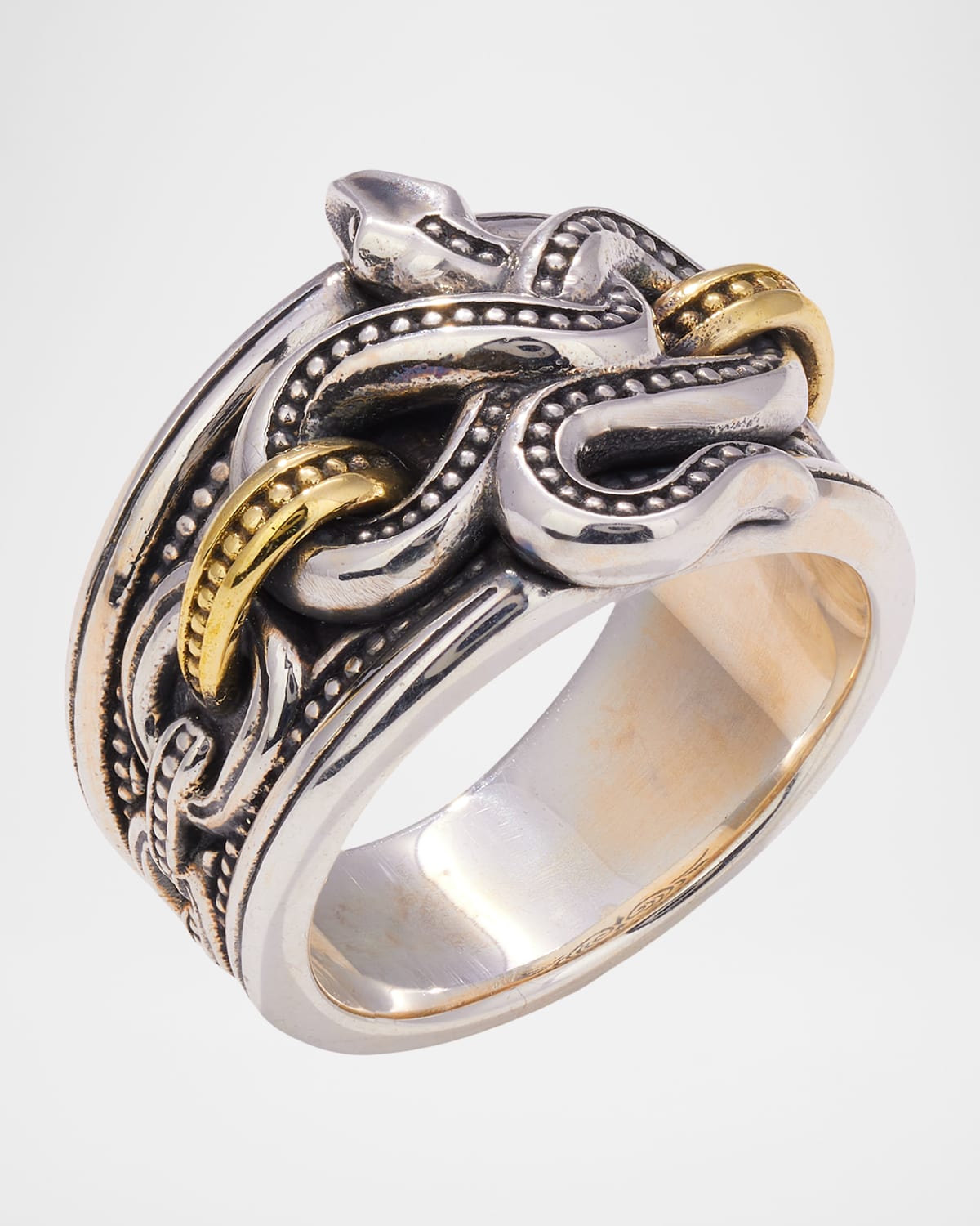 Konstantino Sterling Silver and Bronze Alchemy Ring